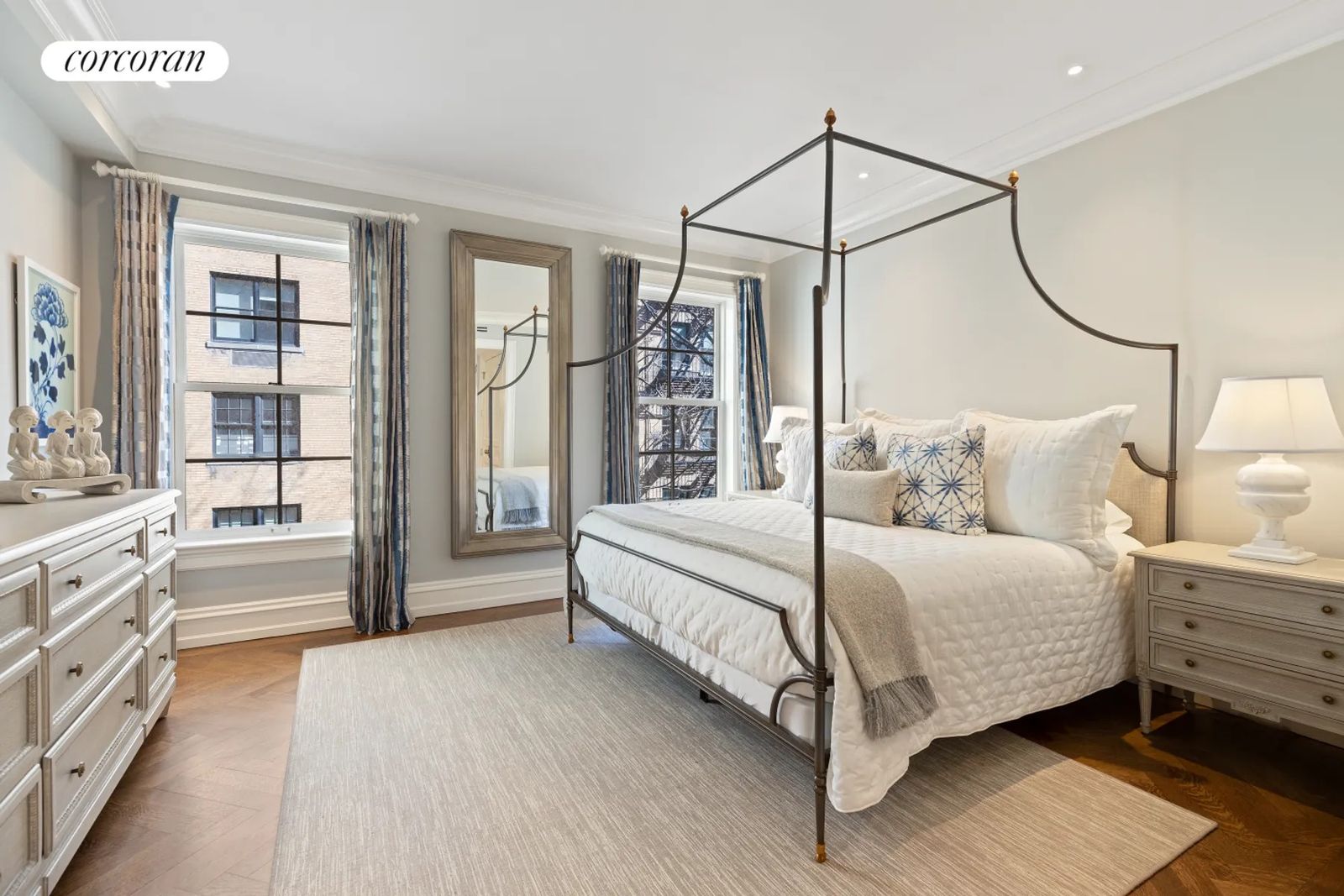 Image may contain Furniture Indoors Bed Bedroom Room Lamp Home Decor Rug Art and Painting