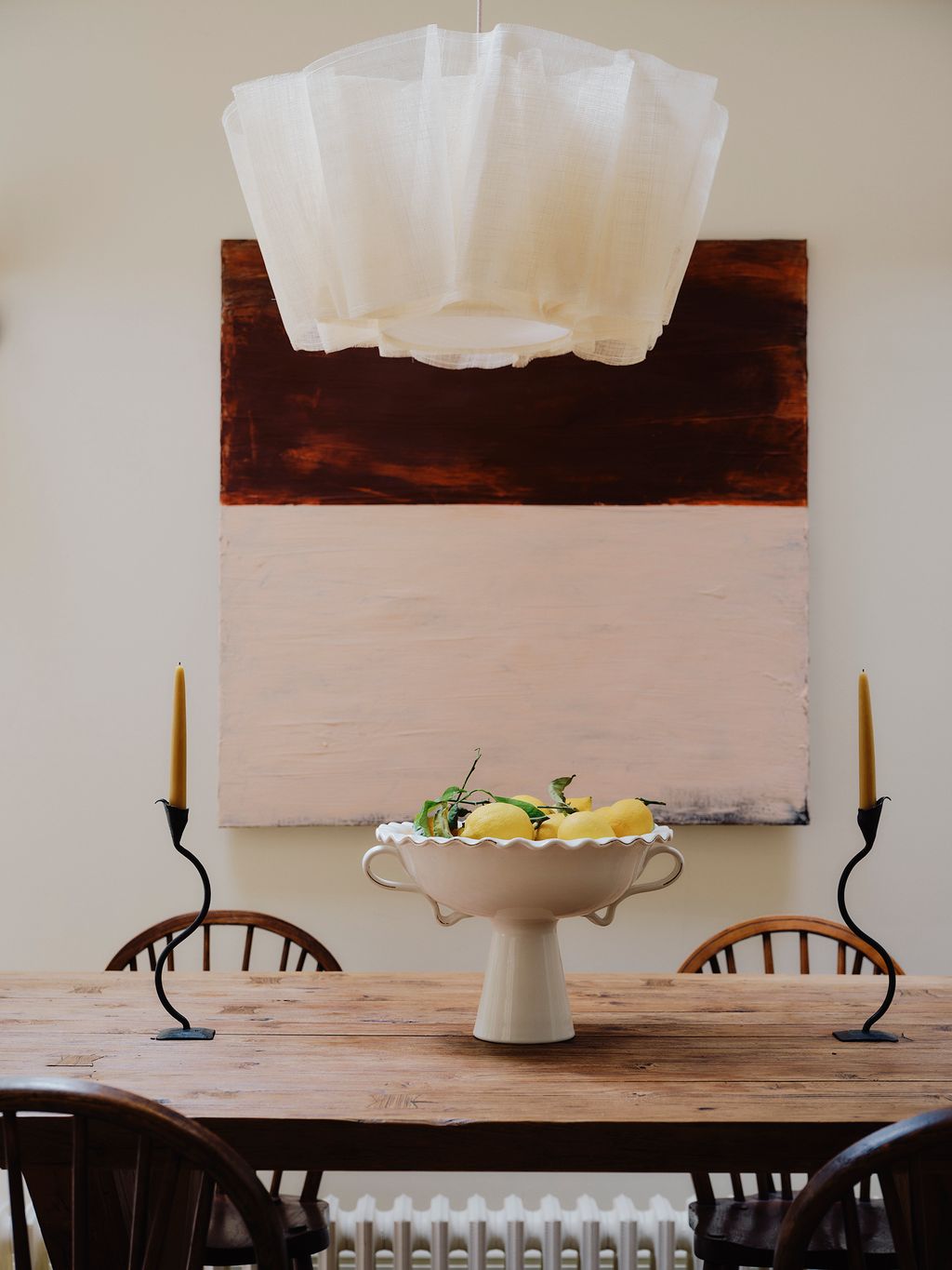 Image may contain Architecture Building Dining Room Dining Table Furniture Indoors Room Table Tabletop and Chair