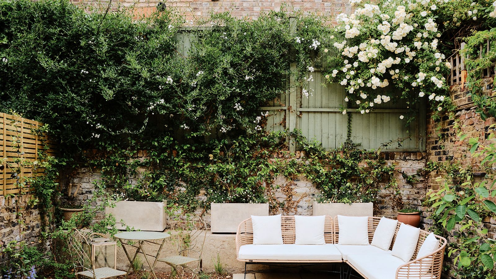 Image may contain: Backyard, Nature, Outdoors, Yard, Indoors, Interior Design, Garden, Plant, Chair, and Furniture