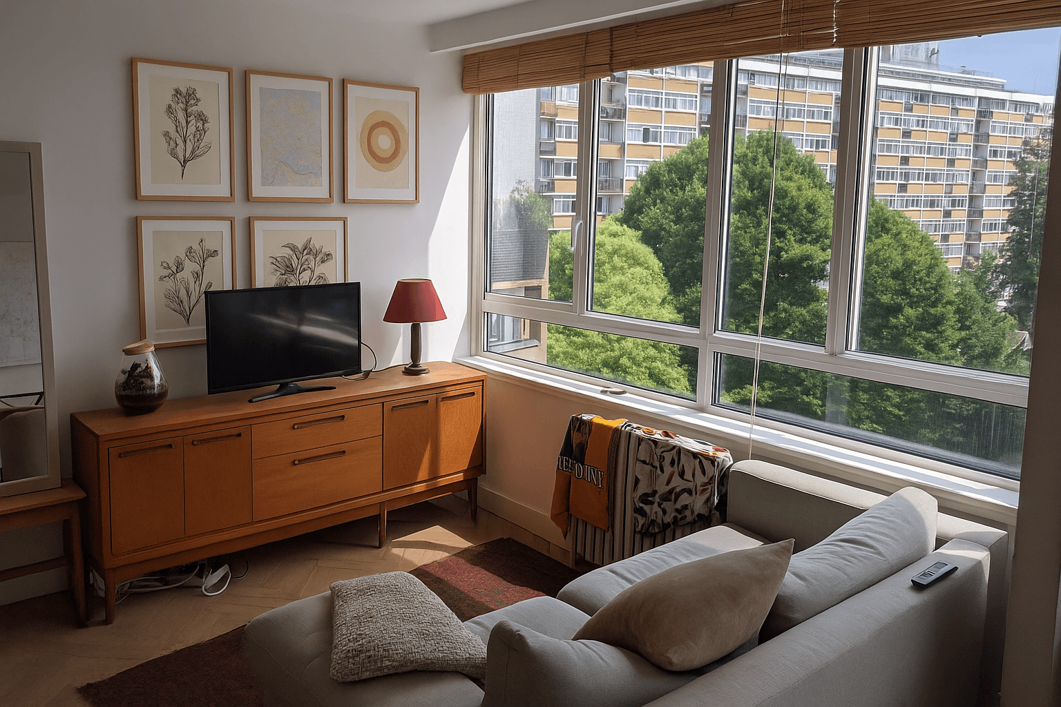 Image may contain Architecture Building Furniture Indoors Living Room Room Interior Design and Couch