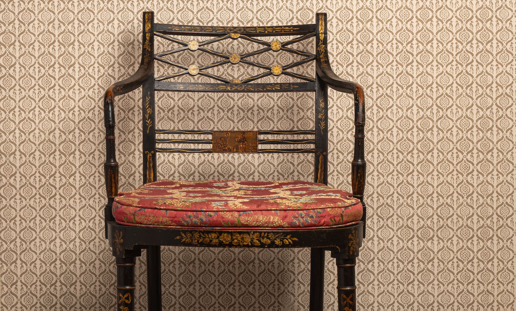 Image may contain: Furniture, Indoors, Interior Design, Chair, Cushion, Home Decor, and Pillow