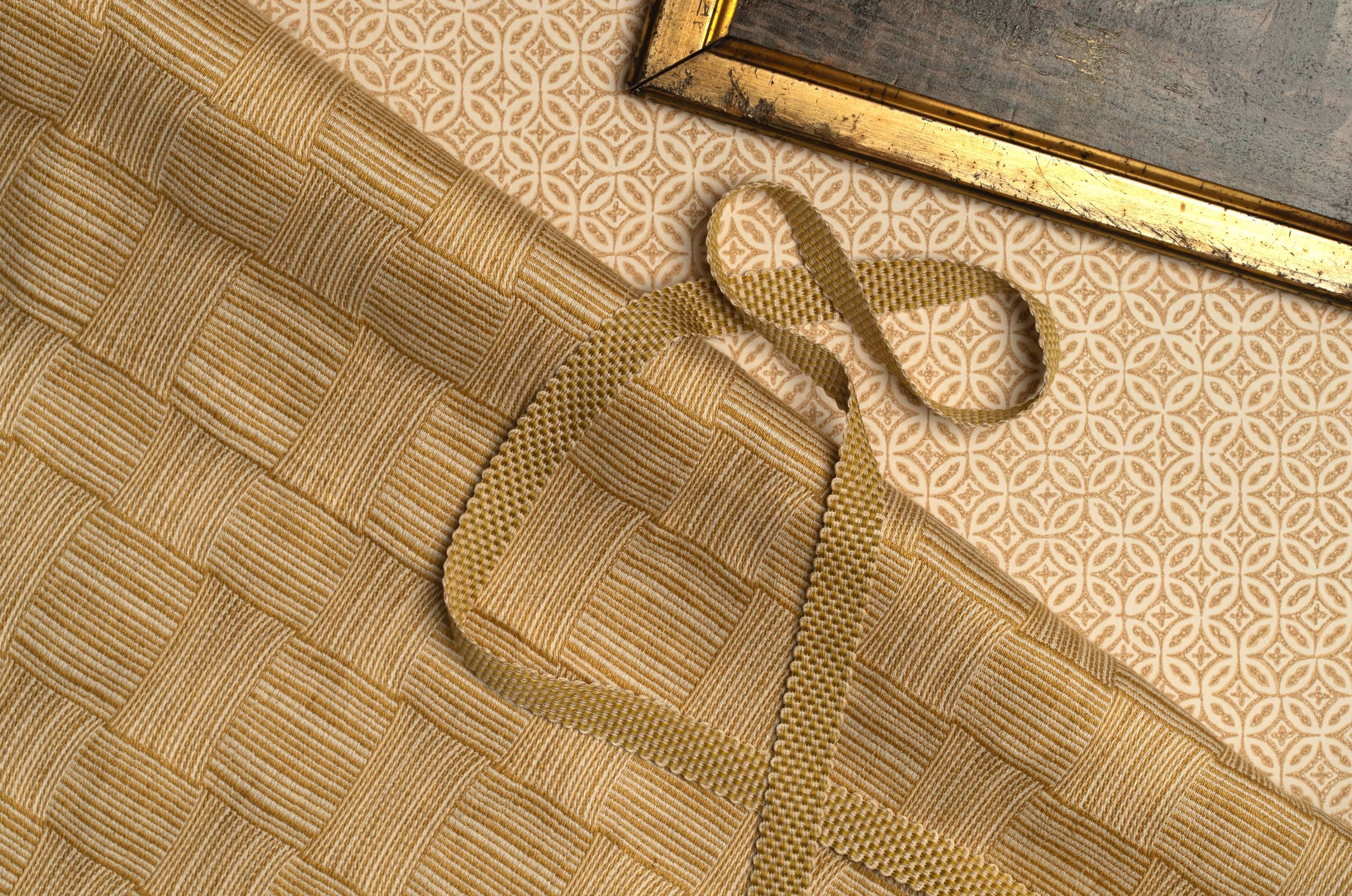 Image may contain: Home Decor, Indoors, Interior Design, Rug, Woven, Art, Clothing, Footwear, and Shoe