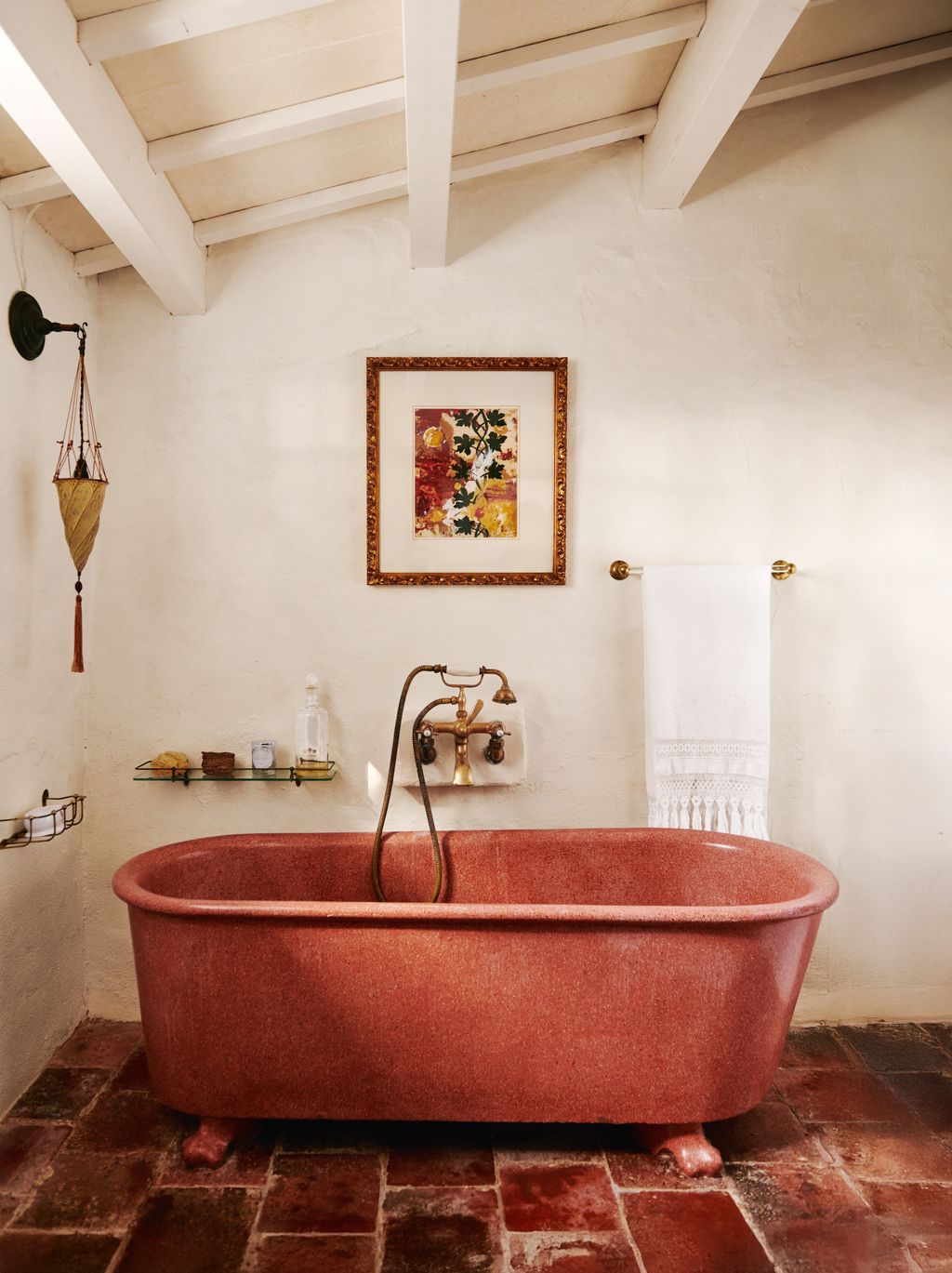 Image may contain Bathing Bathtub Person Tub Art Painting Indoors Interior Design and Floor