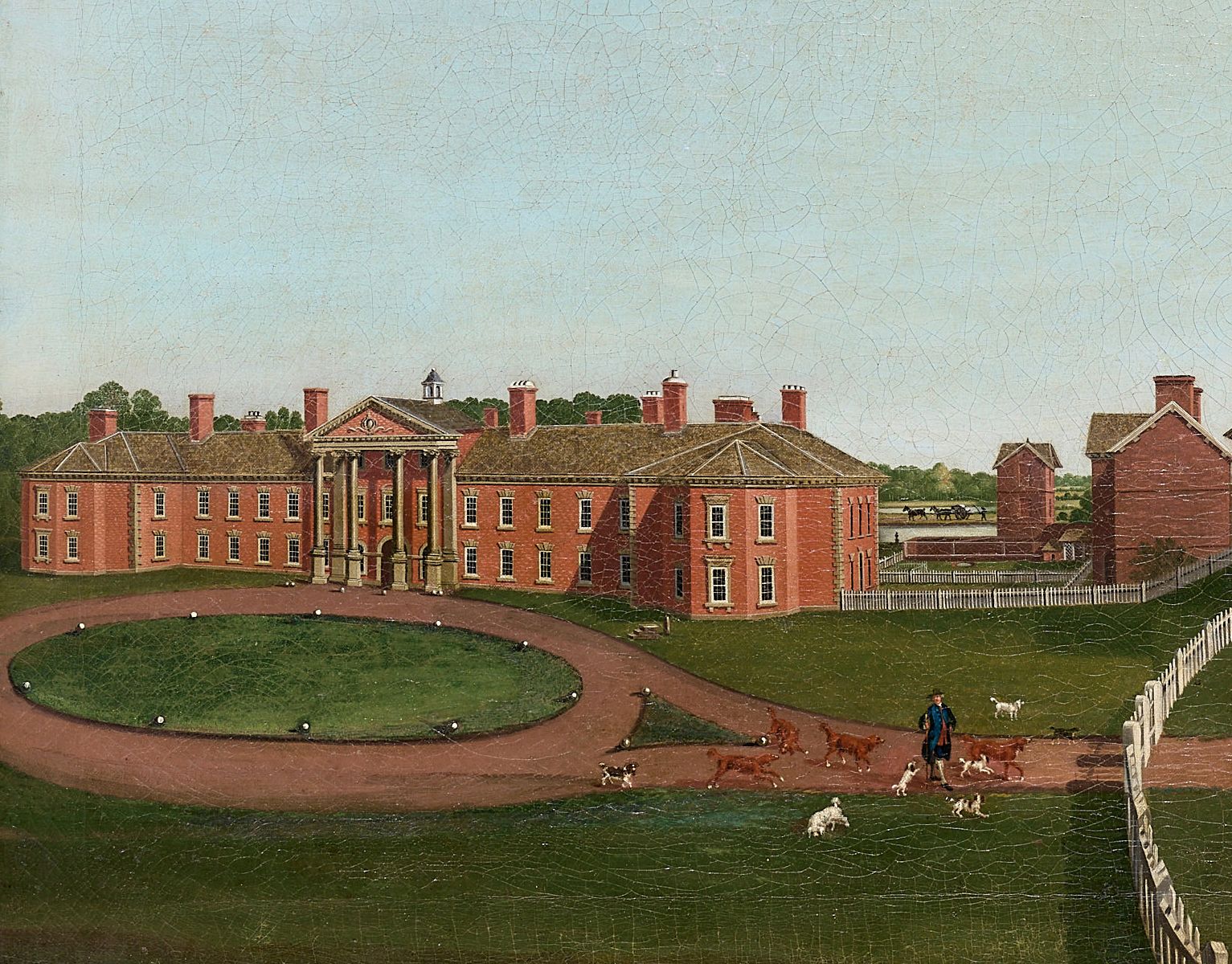 Image may contain: Grass, Plant, Person, Architecture, Building, Housing, Animal, Canine, Dog, Mammal, Pet, and Livestock