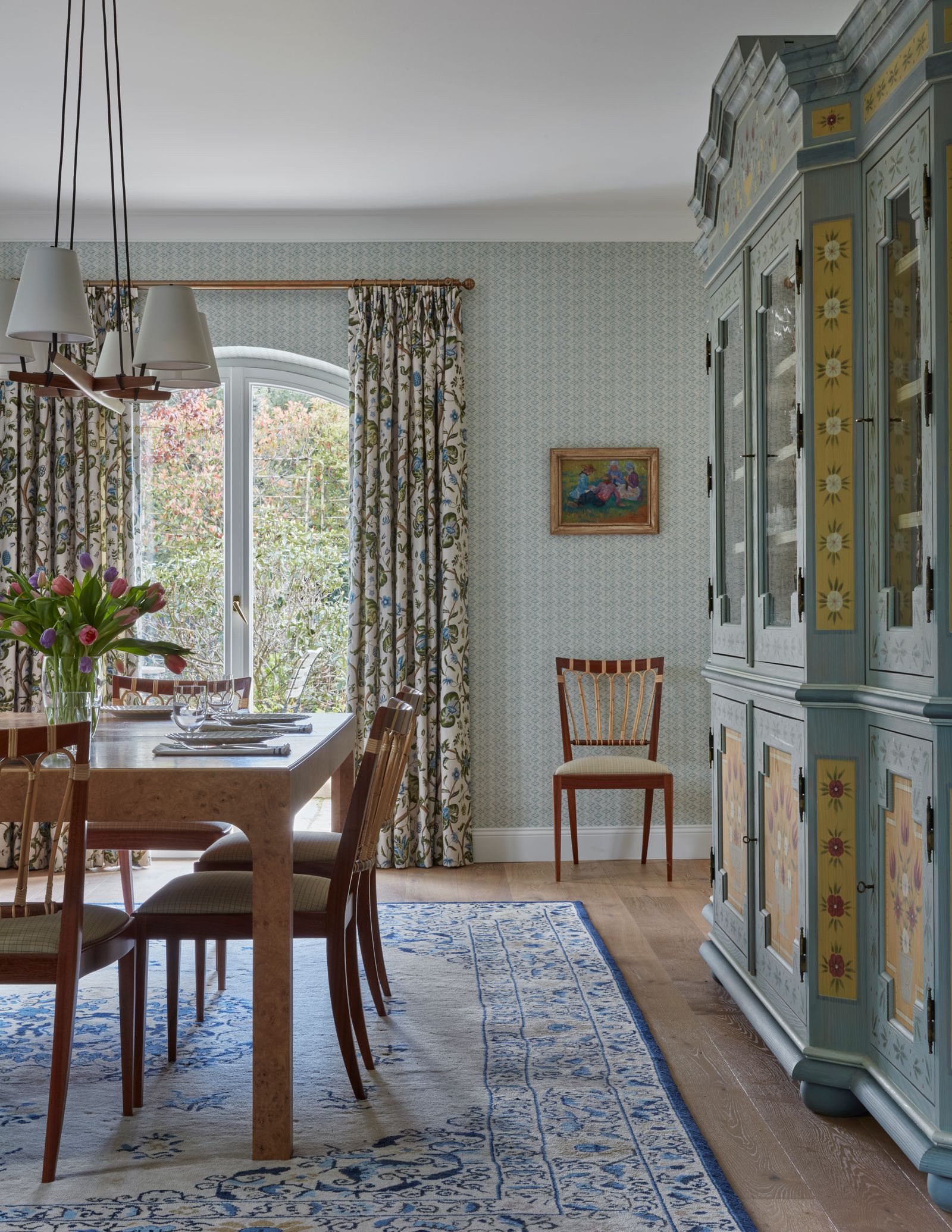 Image may contain Architecture Building Dining Room Dining Table Furniture Indoors Room Table Home Decor and Chair