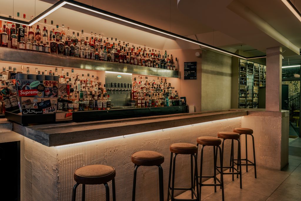 Image may contain Bar