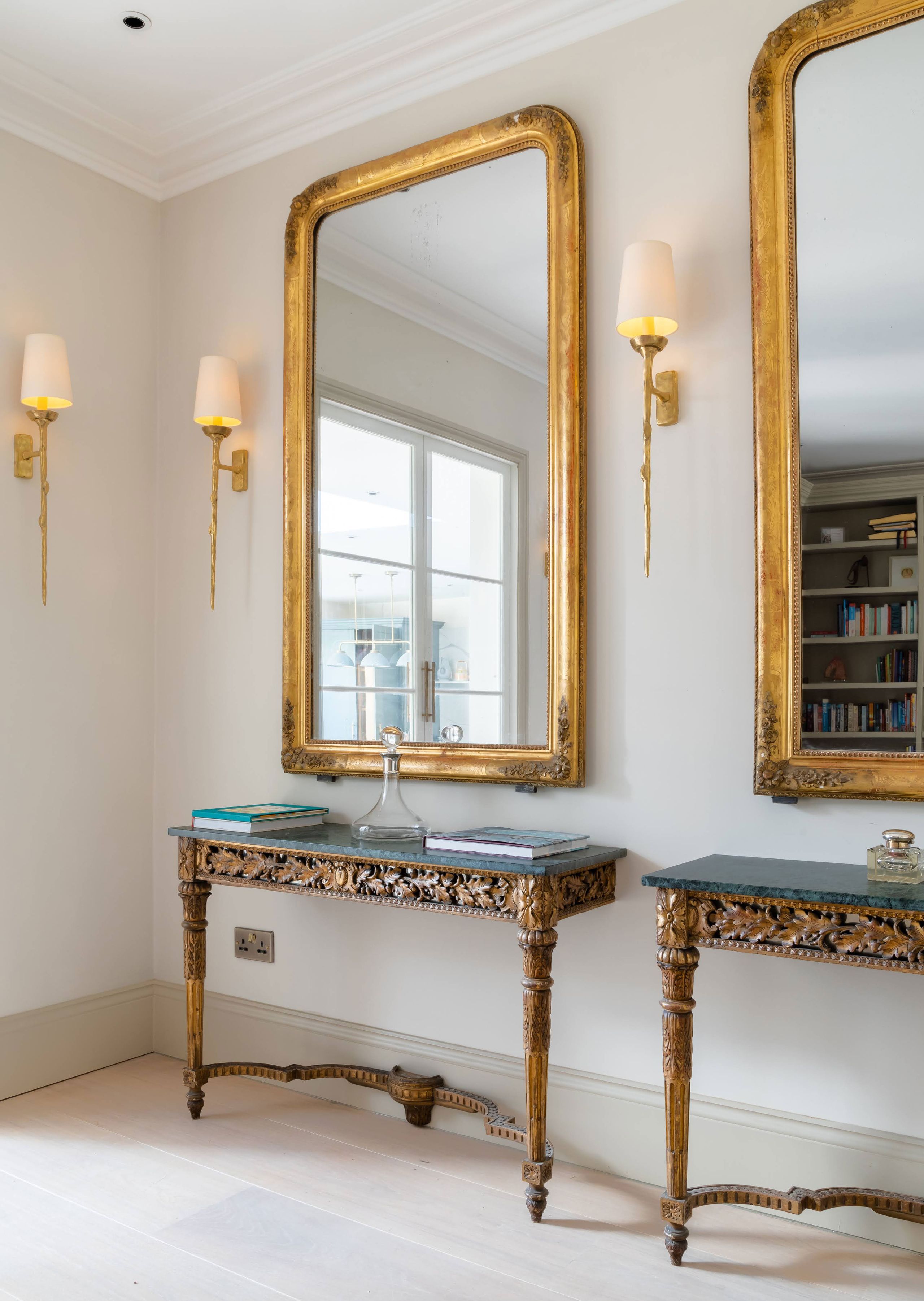 Image may contain: Desk, Furniture, Table, Book, Publication, Lamp, Sink, and Sink Faucet