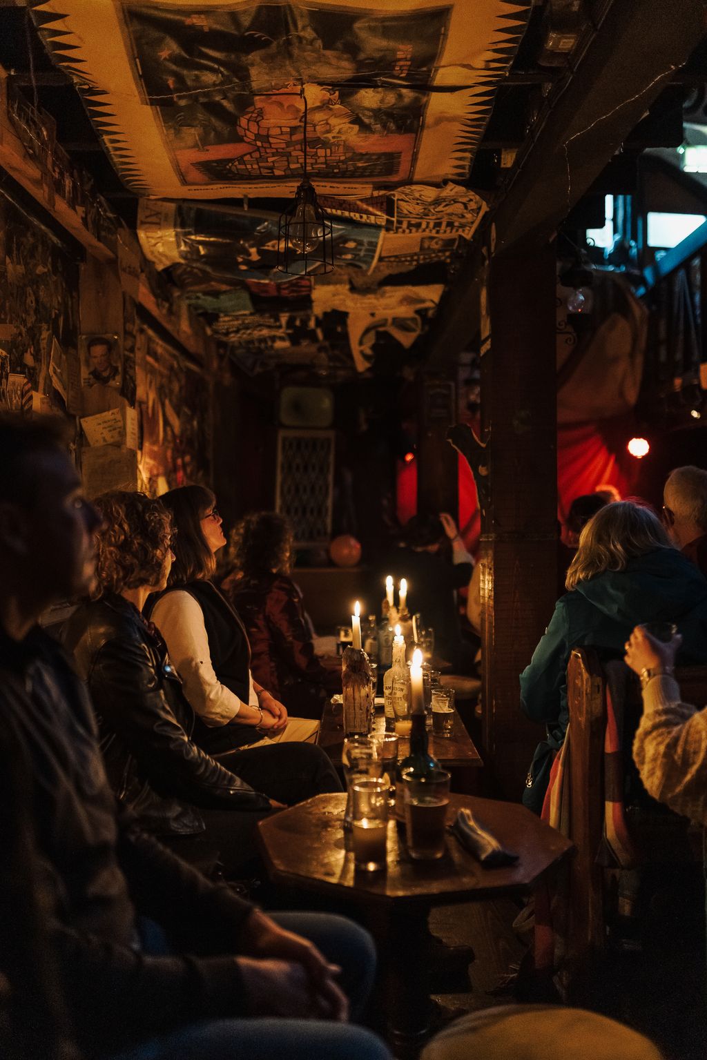 Image may contain Donna Strickland Urban Pub Cup Indoors Restaurant Person Desk Furniture Table and Architecture