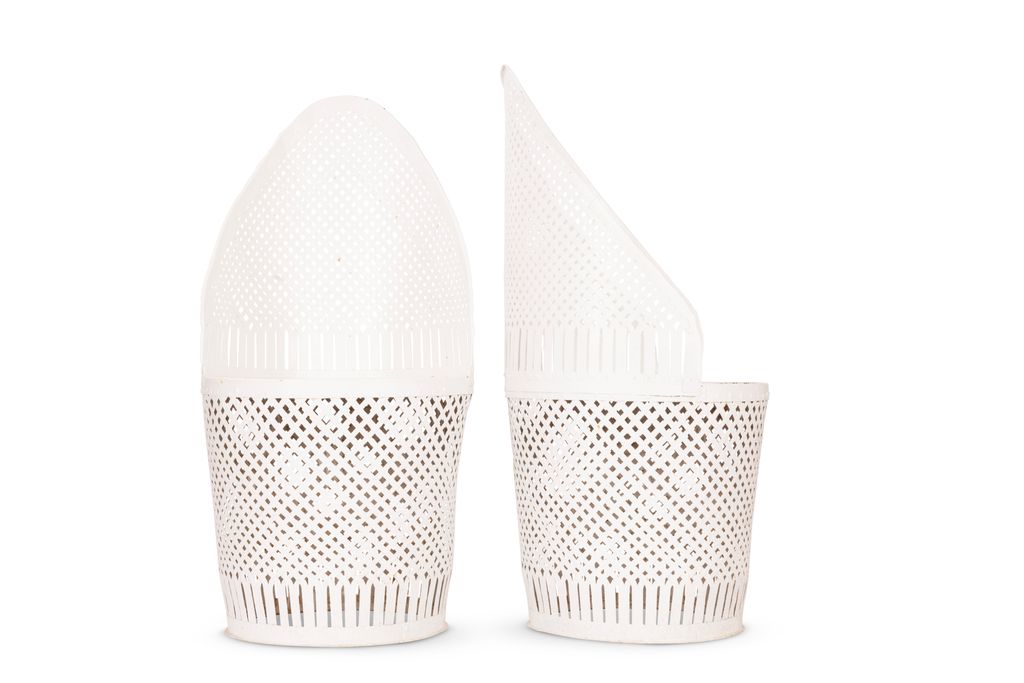 Image may contain Lamp and Basket