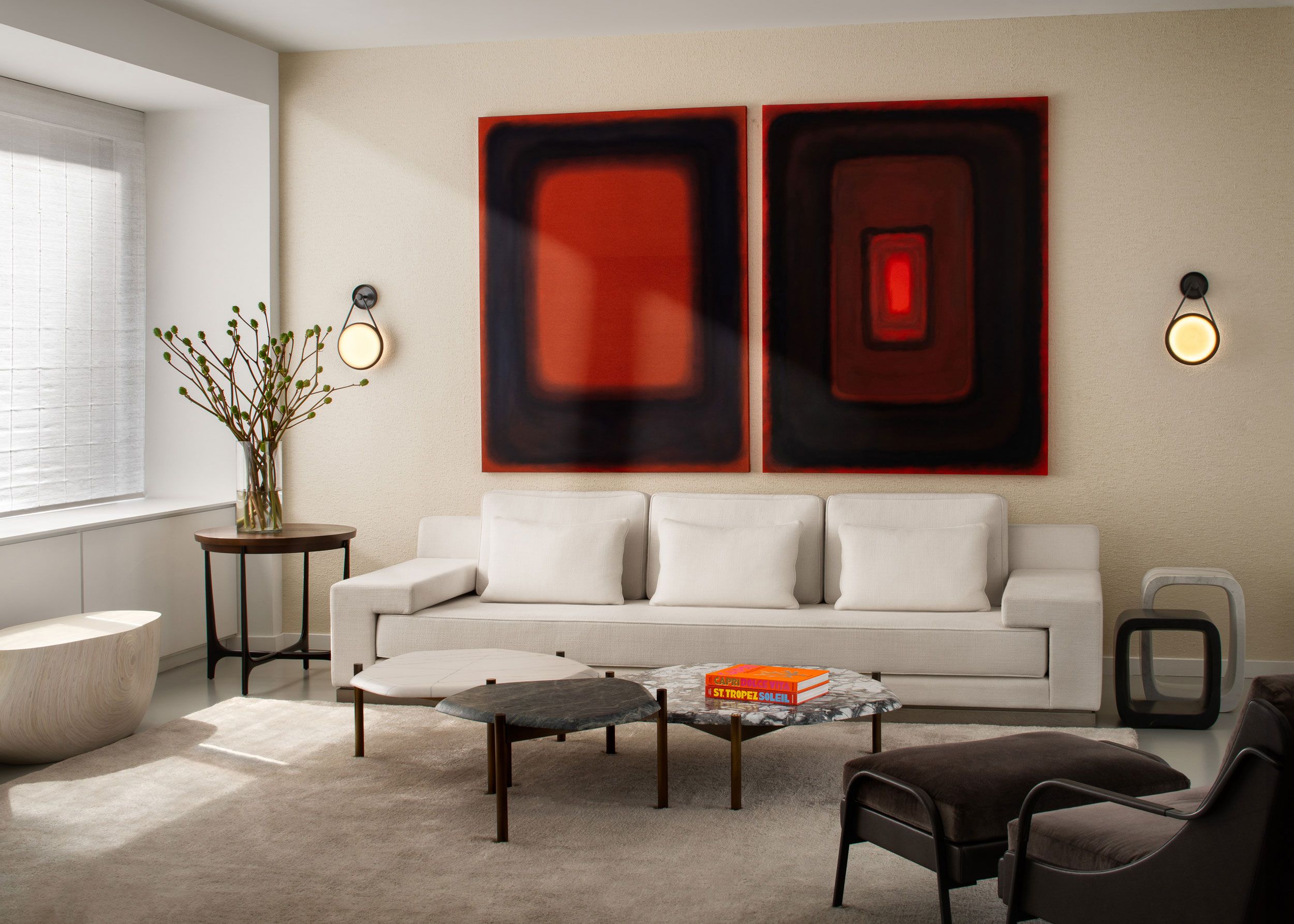 Image may contain: Architecture, Building, Furniture, Indoors, Living Room, Room, Home Decor, Corner, Coffee Table, and Table