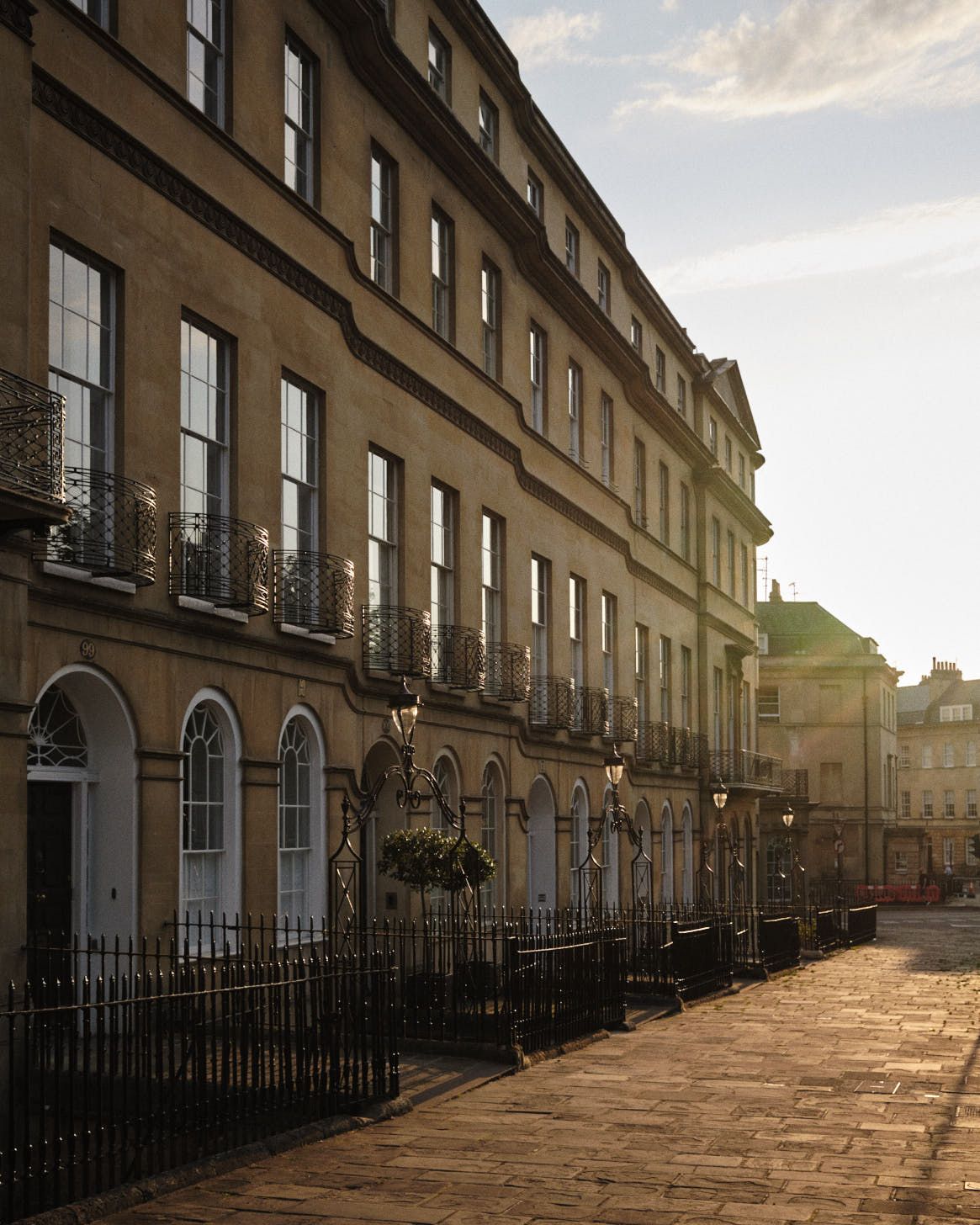 Rosa and Richards flat lies on the first floor of one of Baths loveliest Georgian terraces. Queen Charlotte rented a...