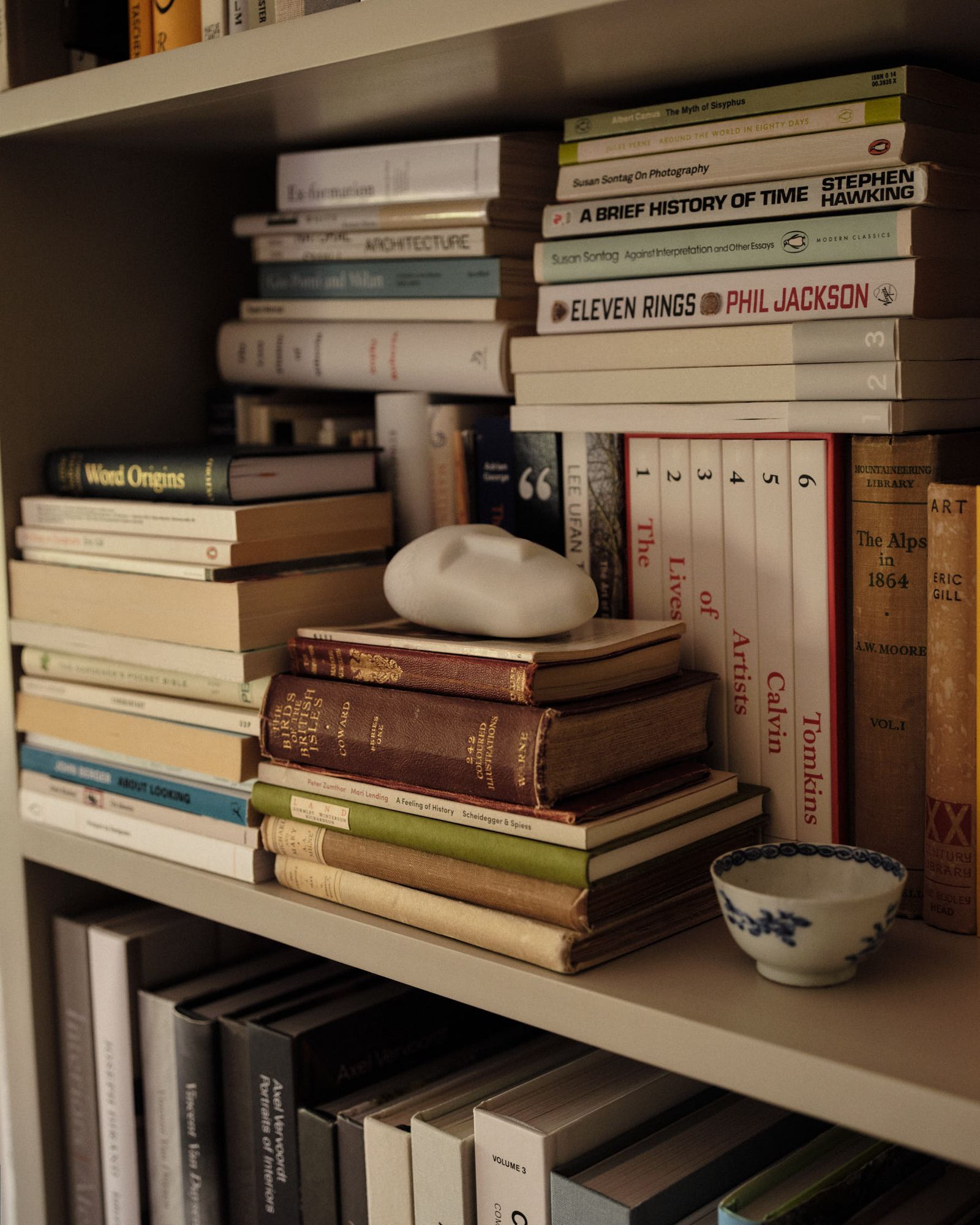 ‘Probably my favourite objects are my art and my books predictable given what I do but theyre what I collect and what...