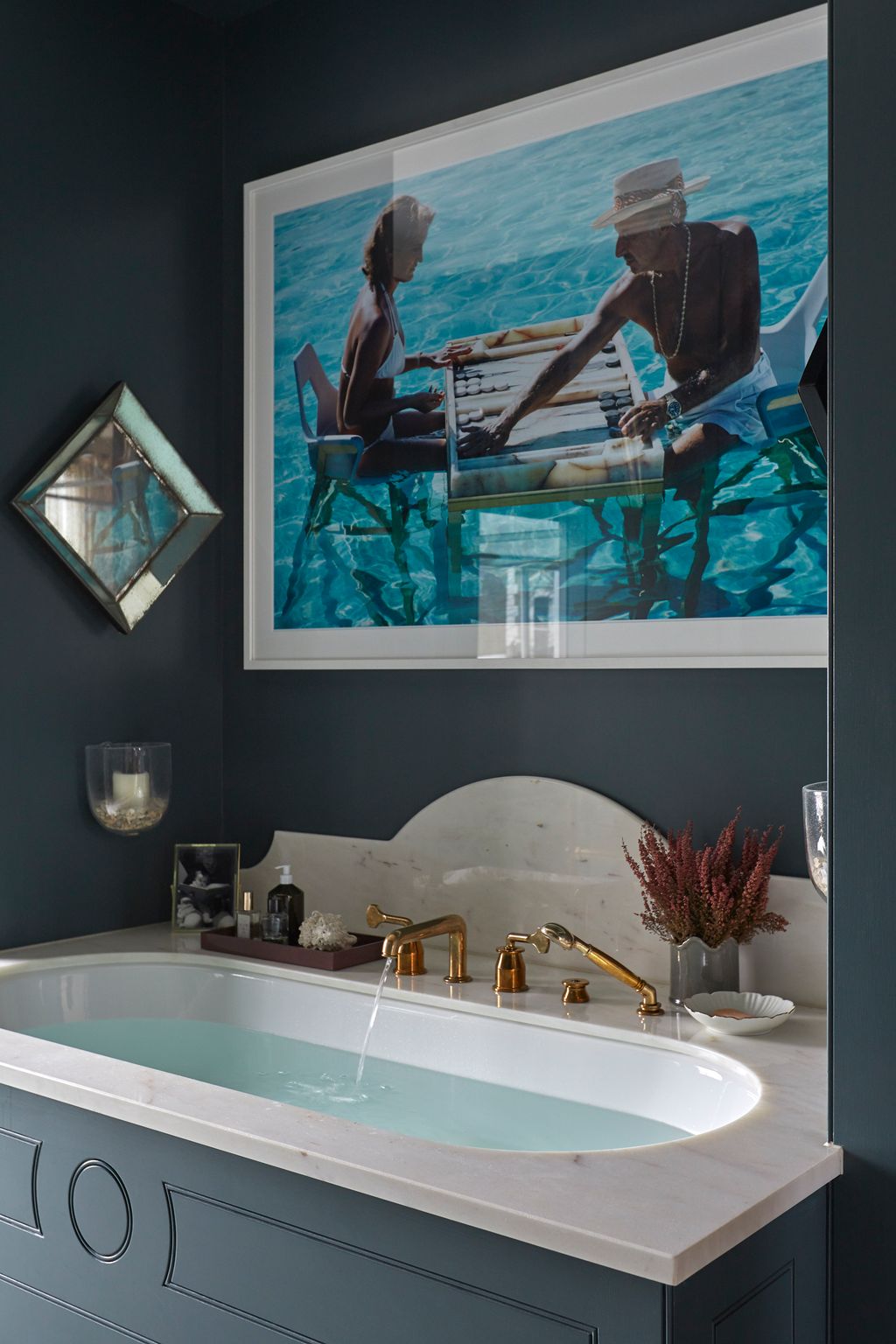 The photographic print of Slim Aarons Keep Your Cool was a wedding present from Charlottes sister and brotherinlaw. It...