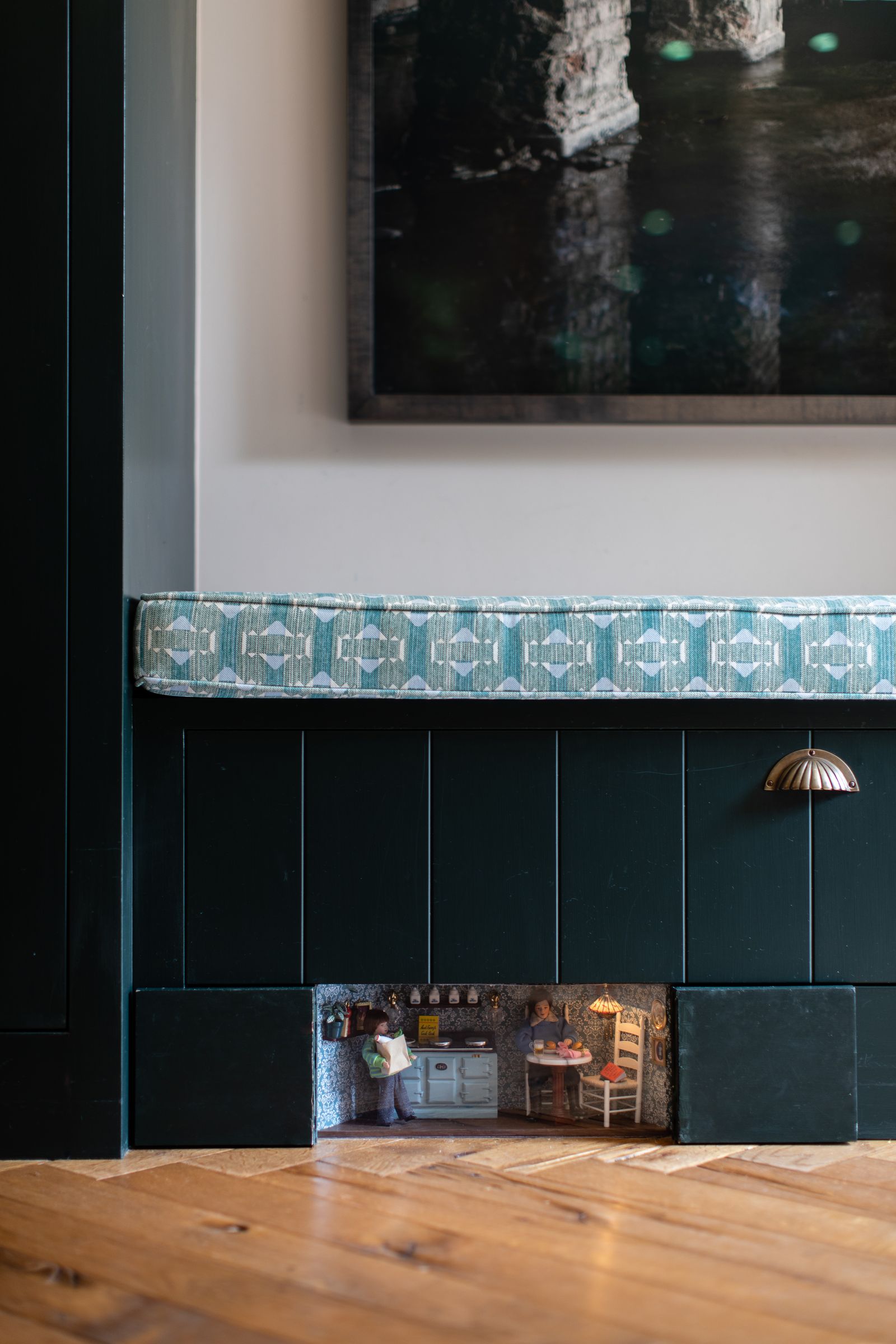 The ‘Borrower holes throughout the house relate to whichever room they are in  here its the kitchen  and are created...