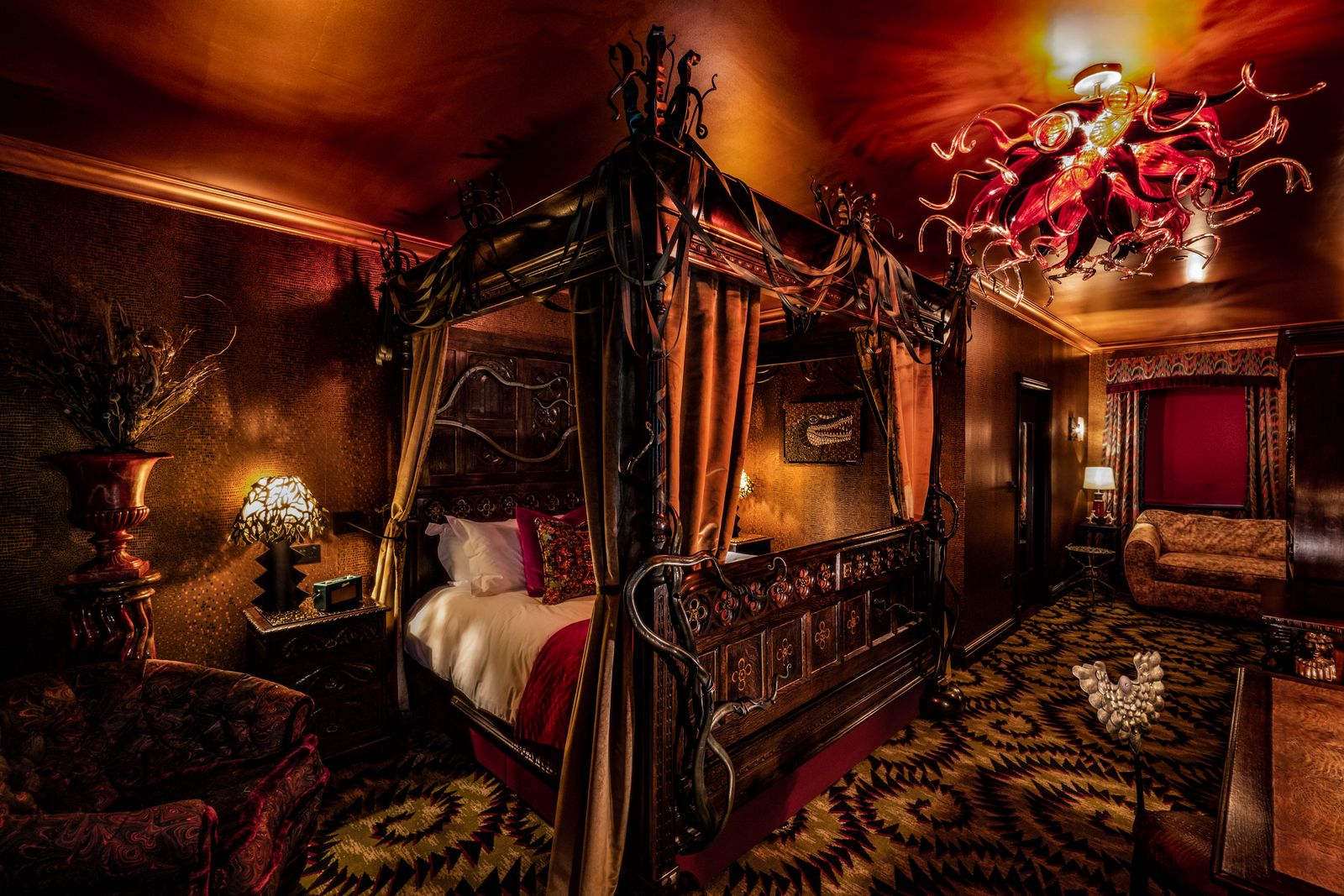 ‘Monster bedroom at Ardbeg House