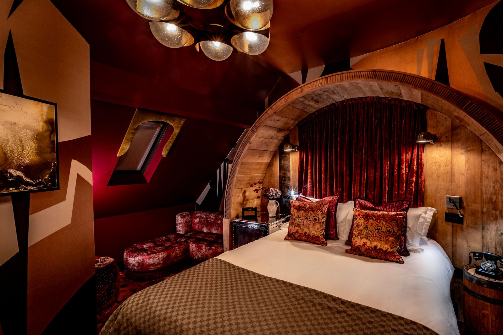 ‘Illicit bedroom at Ardbeg House