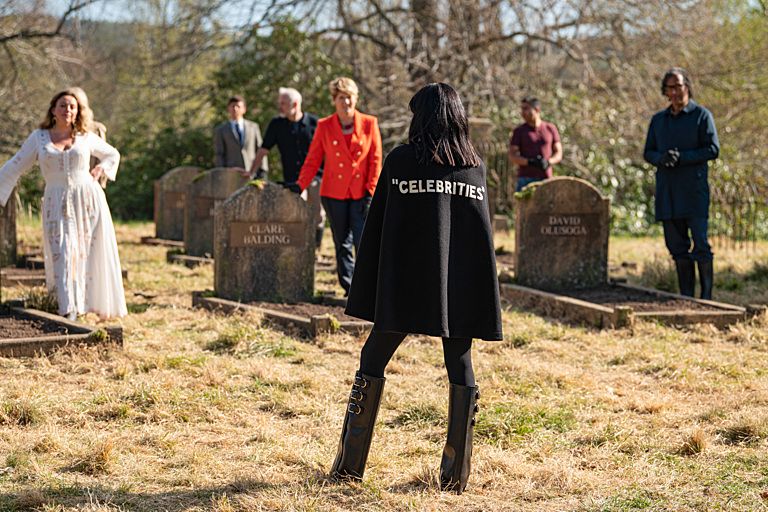 Claudias wardrobe is as exceptional as ever.