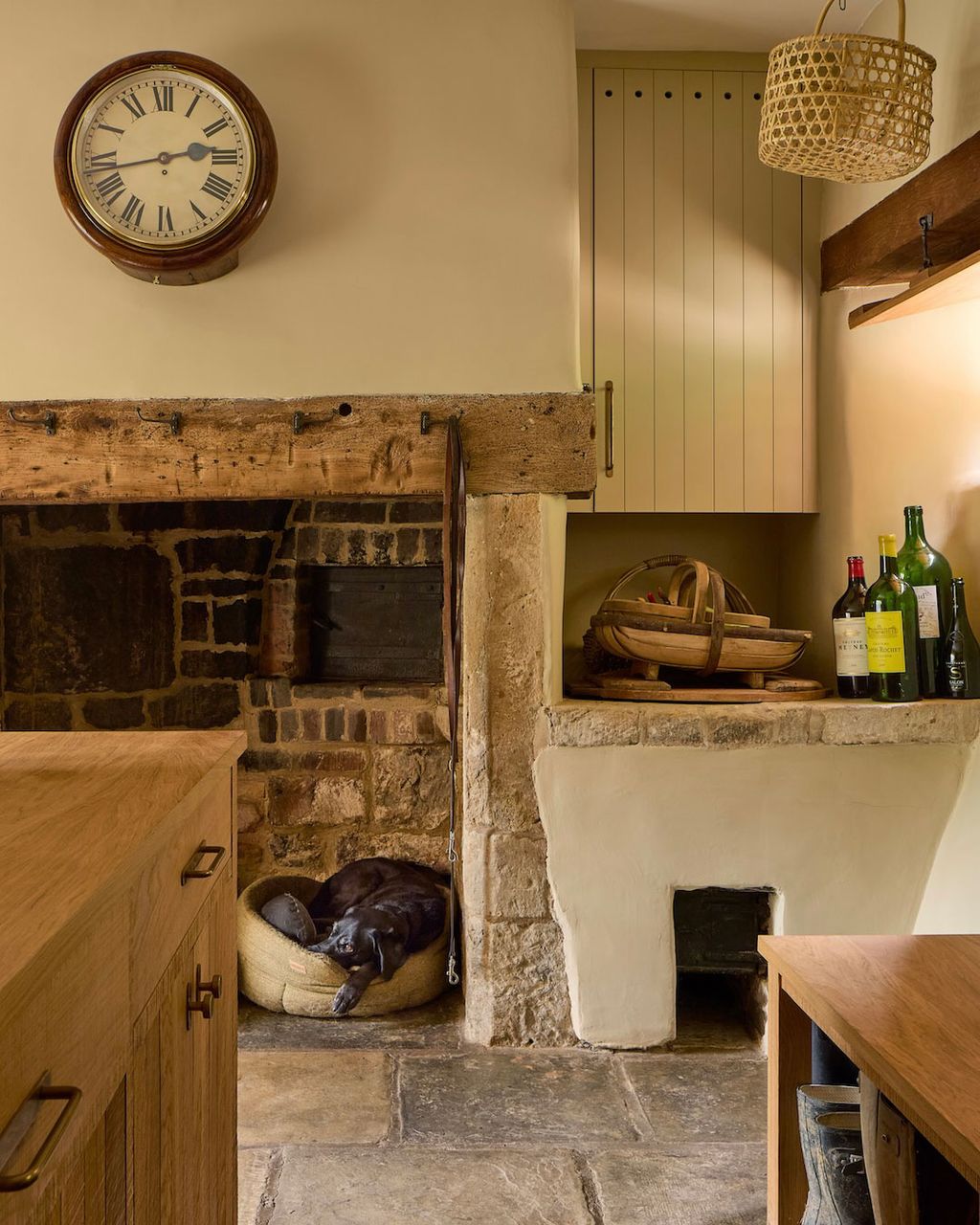 This boot room by Charlie Luxton Design retains the original features of what was once the kitchen in a 17thcentury...