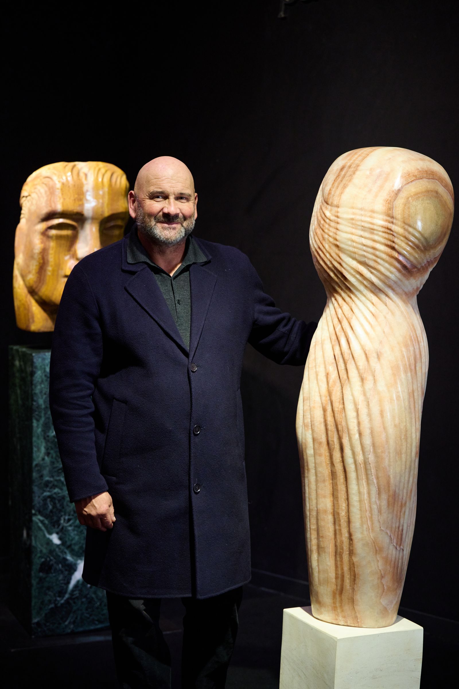 paul vanstone rose torso iranian onyx lapada 2025 sculptor sculpture