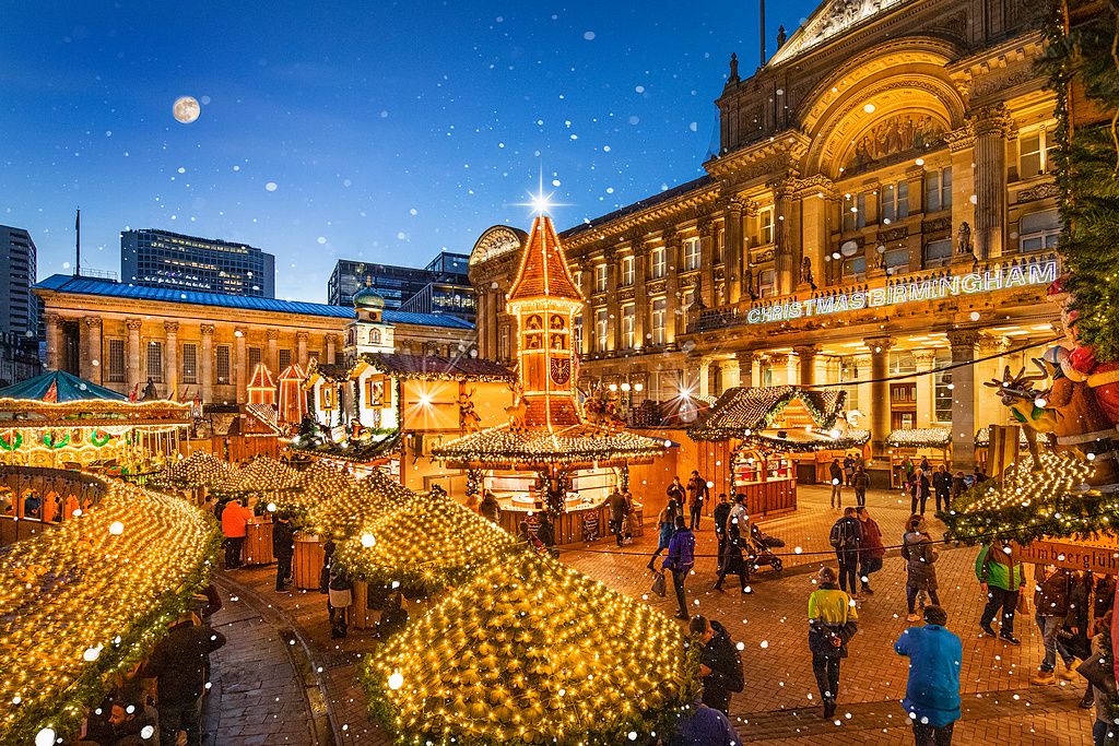 United Kingdom England West Midlands Birmingham Great Britain British Isles UK United Kingdom German Christmas market...