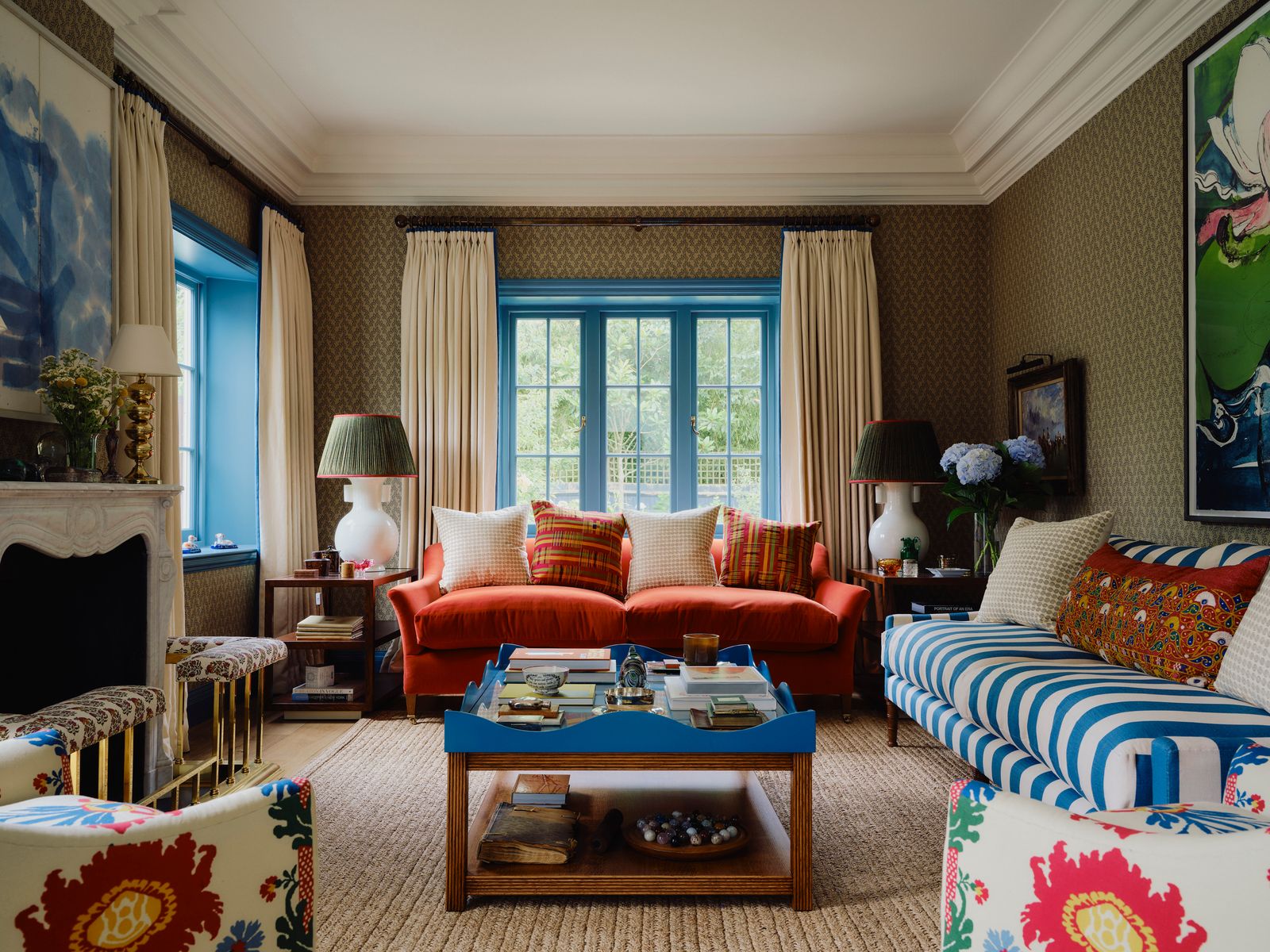 A former vicarage enlivened with pattern and colour by Sarah Vanrenen and Laura Hanbury.