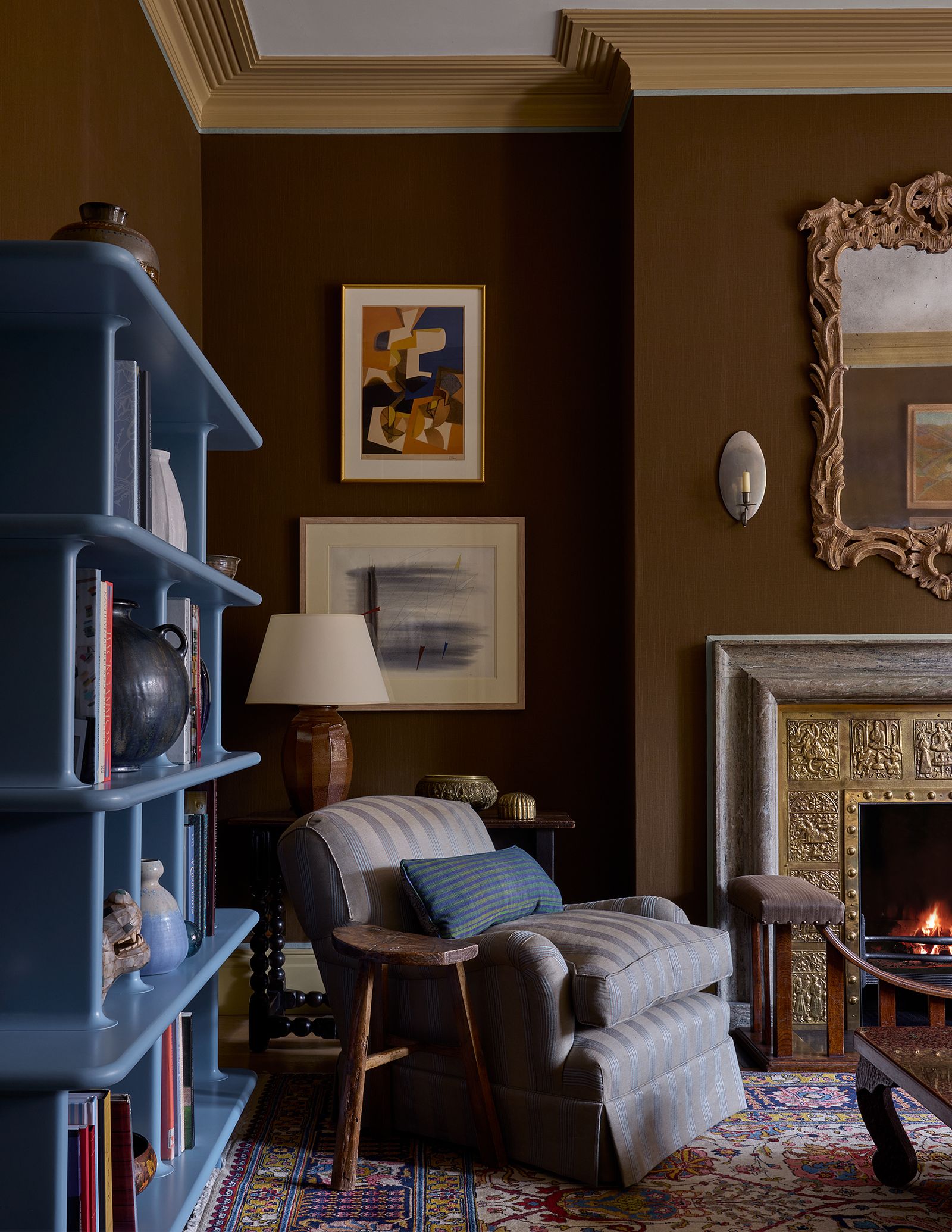 Brandon Schubert's flat in London.