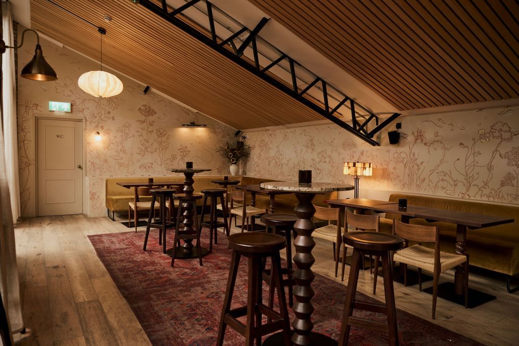 Whether its for a cosy evening tucked into a softly lit banquette or a lively night at the bar accompanied by the buzz...