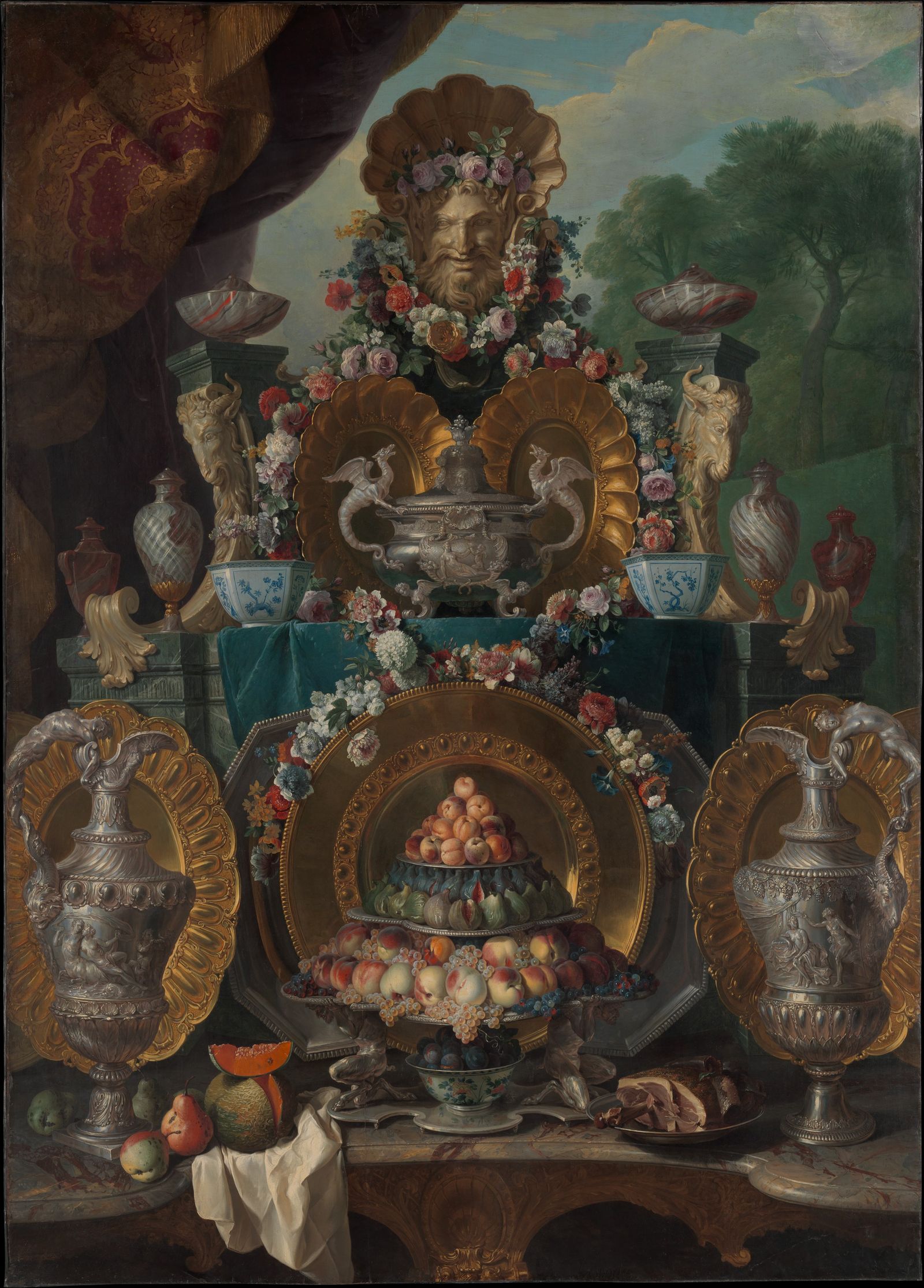 An opulent still life by Alexandre François Desportes painted in the 1720s reflects the splendour of the French court at...