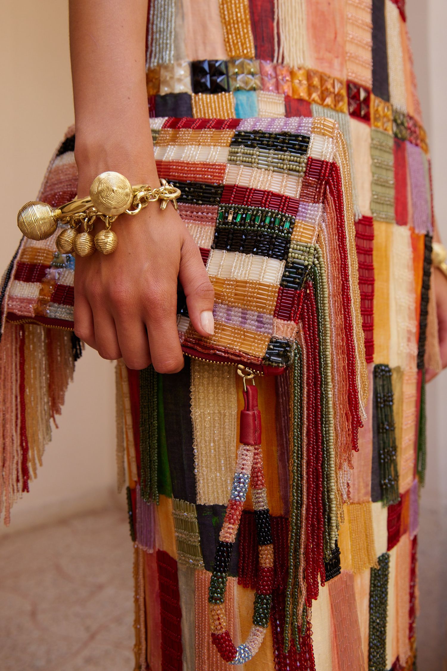 ‘Marjorelle Beaded Bag