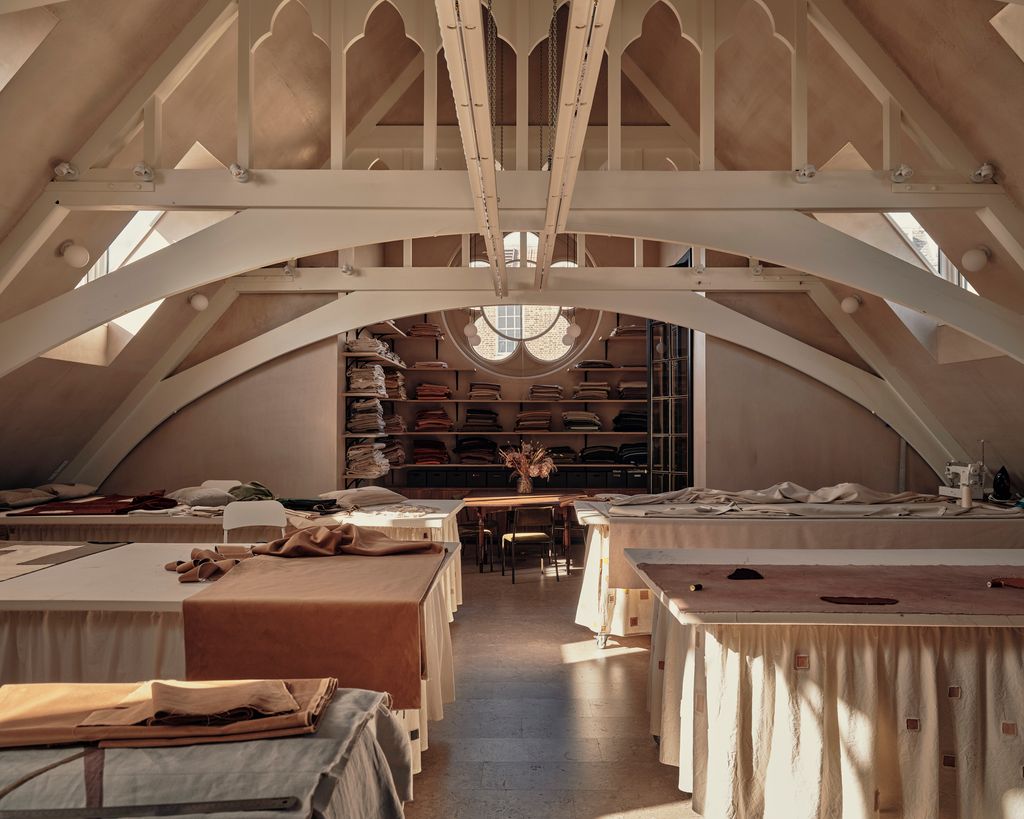 The sewing workroom.