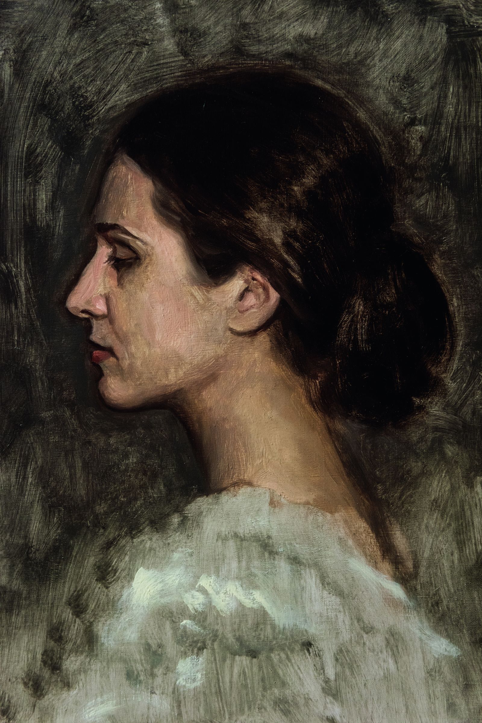 Image may contain Art Painting Face Head Person Photography Portrait and Adult