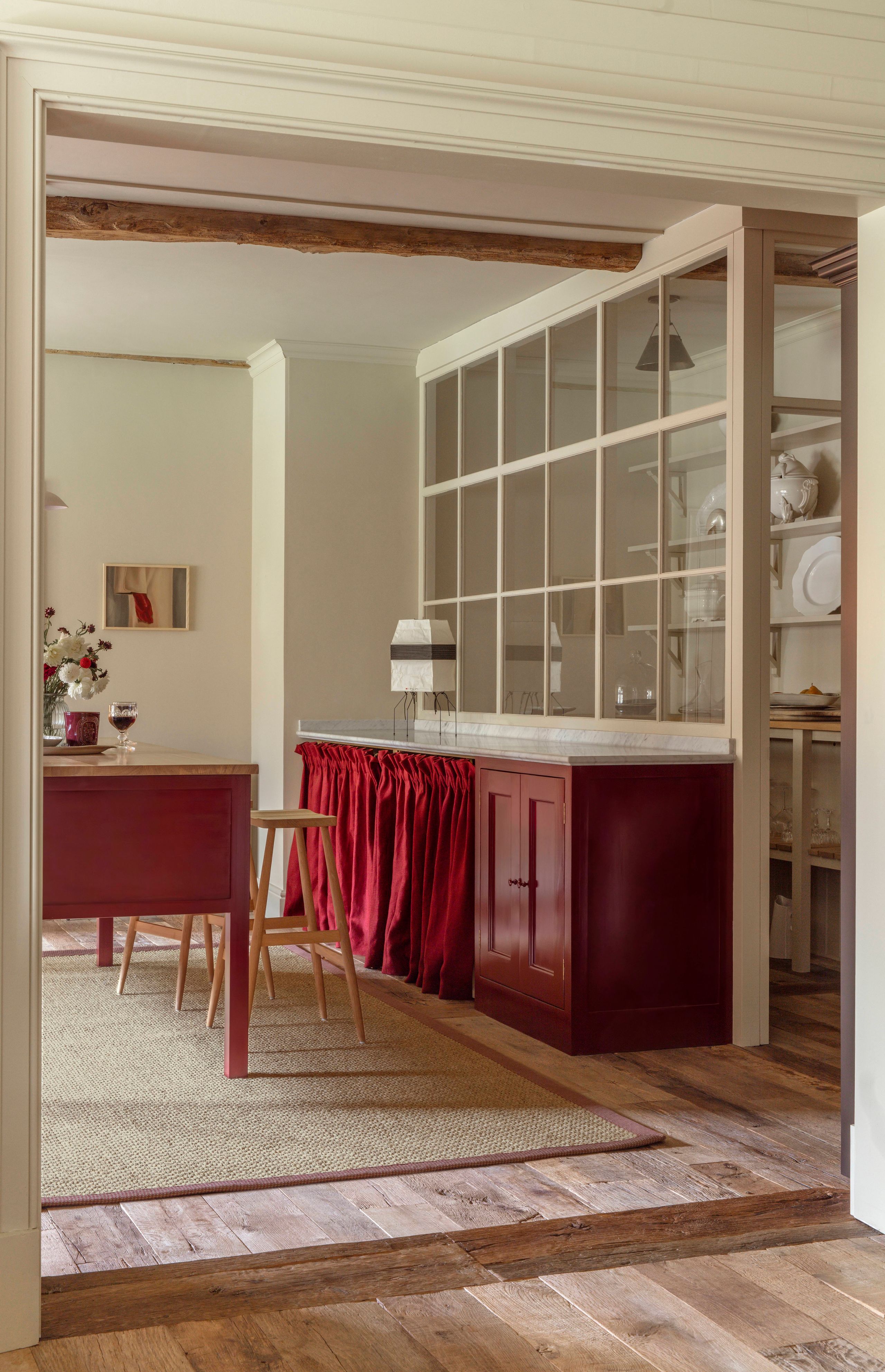 Image may contain: Indoors, Interior Design, Cabinet, Furniture, Dressing Room, Room, Closet, Cupboard, Sideboard, and Plate