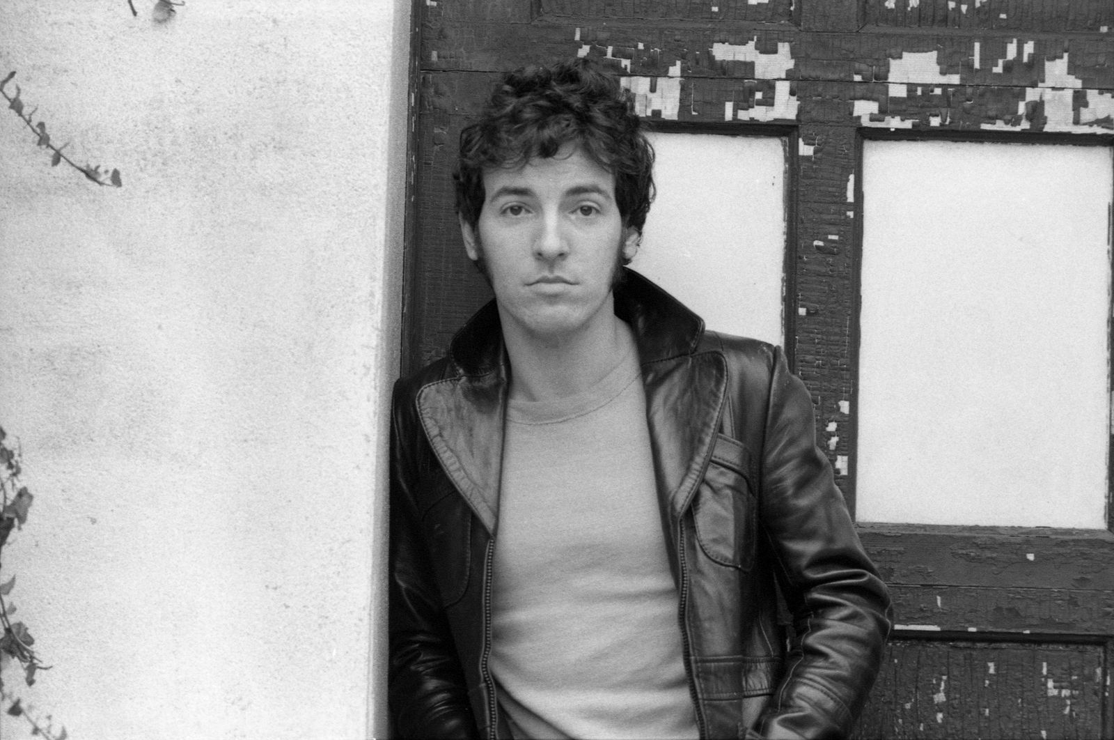 Image may contain Bruce Springsteen Clothing Coat Jacket Face Head Person Photography Portrait Body Part and Neck