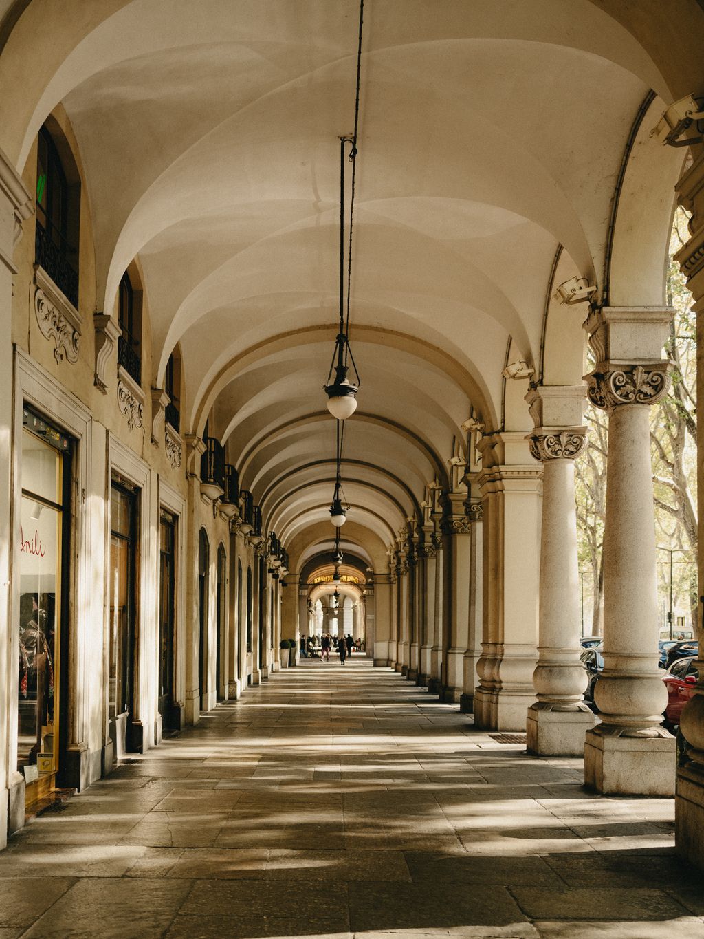 Image may contain Architecture Building Corridor Indoors House Housing and Portico