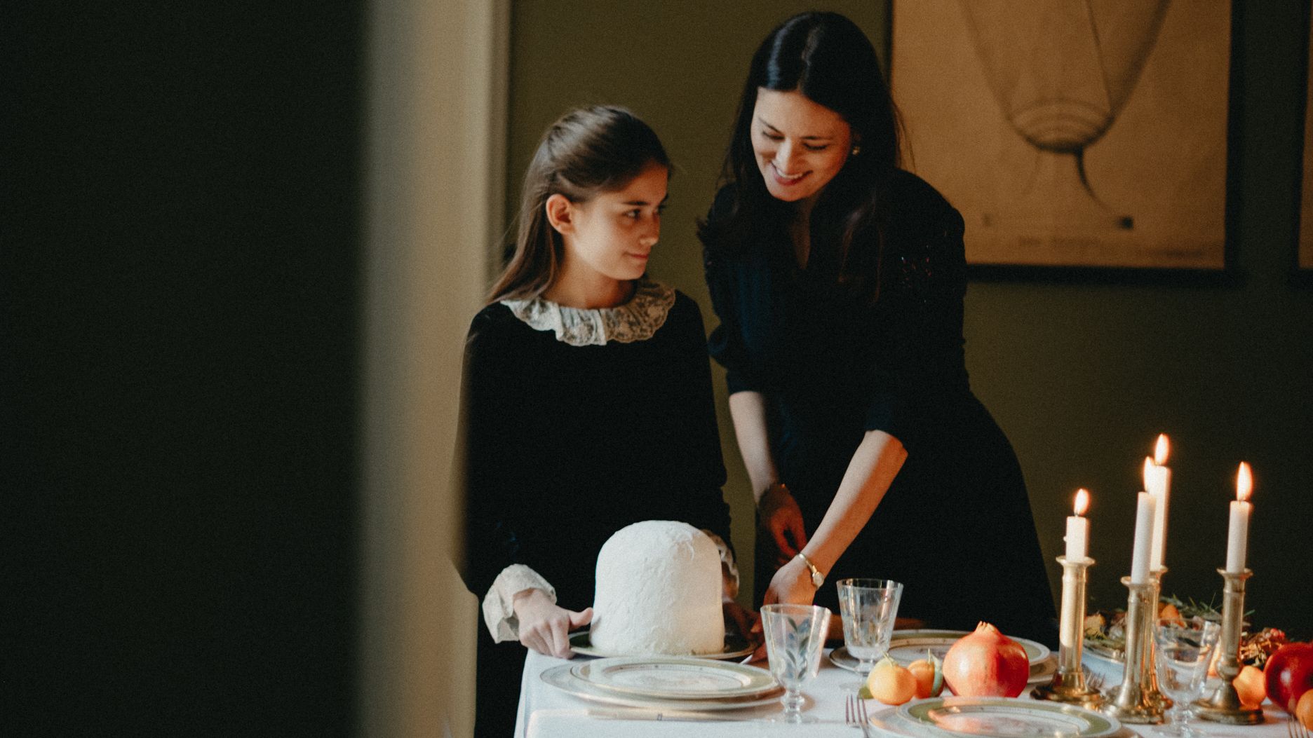 Image may contain Poliana Okimoto People Person Adult Dating Romantic Dining Table Furniture Table Face and Head