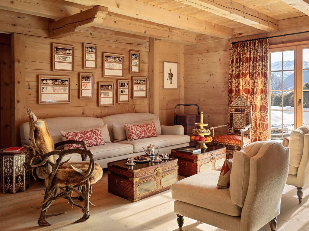 Image may contain Indoors Interior Design Home Decor Couch Furniture Wood Architecture Building and Living Room