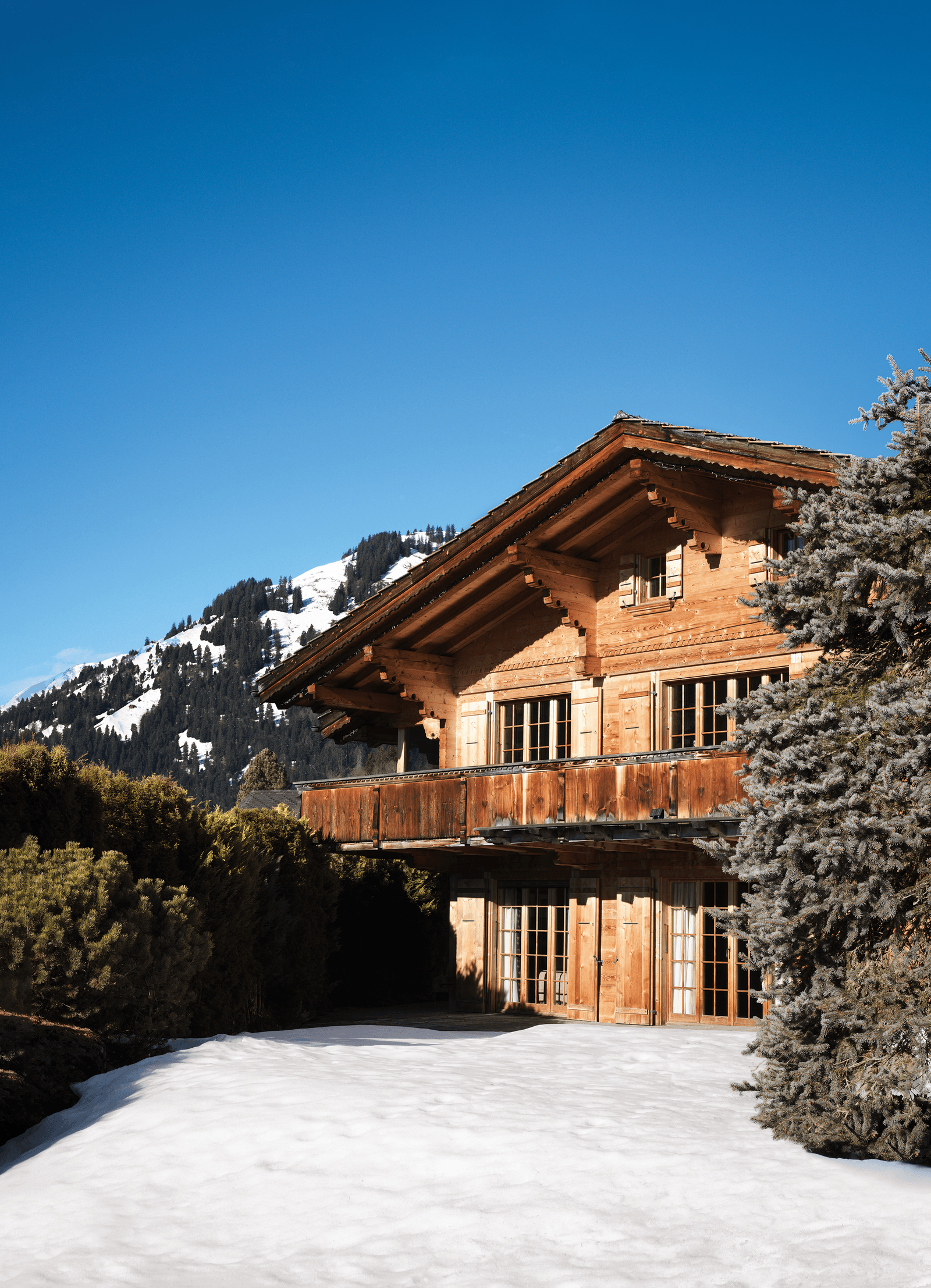 Image may contain Architecture Building Plant Tree Housing Fir Outdoors Shelter House and Nature