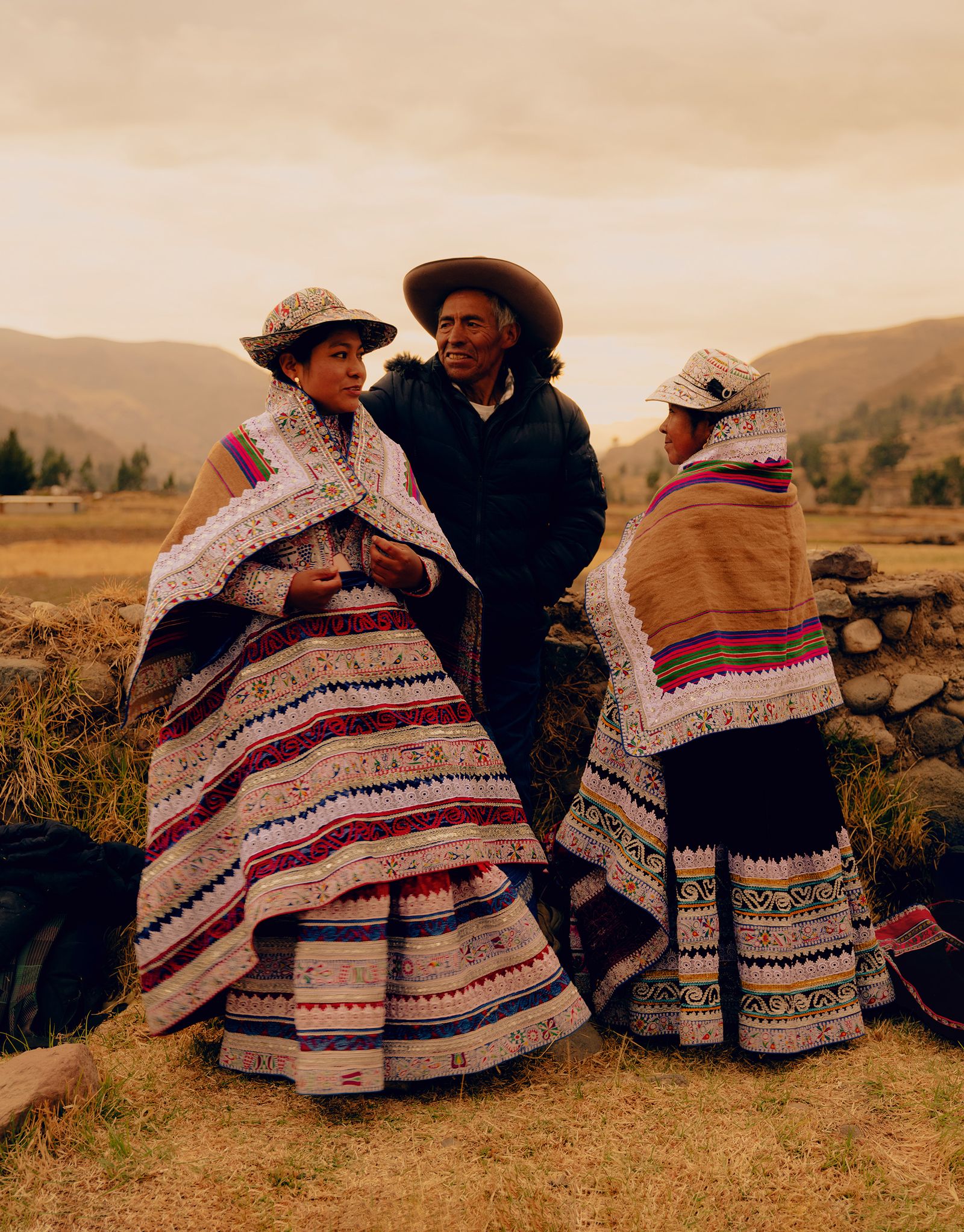 Image may contain Black Elk Adult Person Blanket Wedding and Tribe