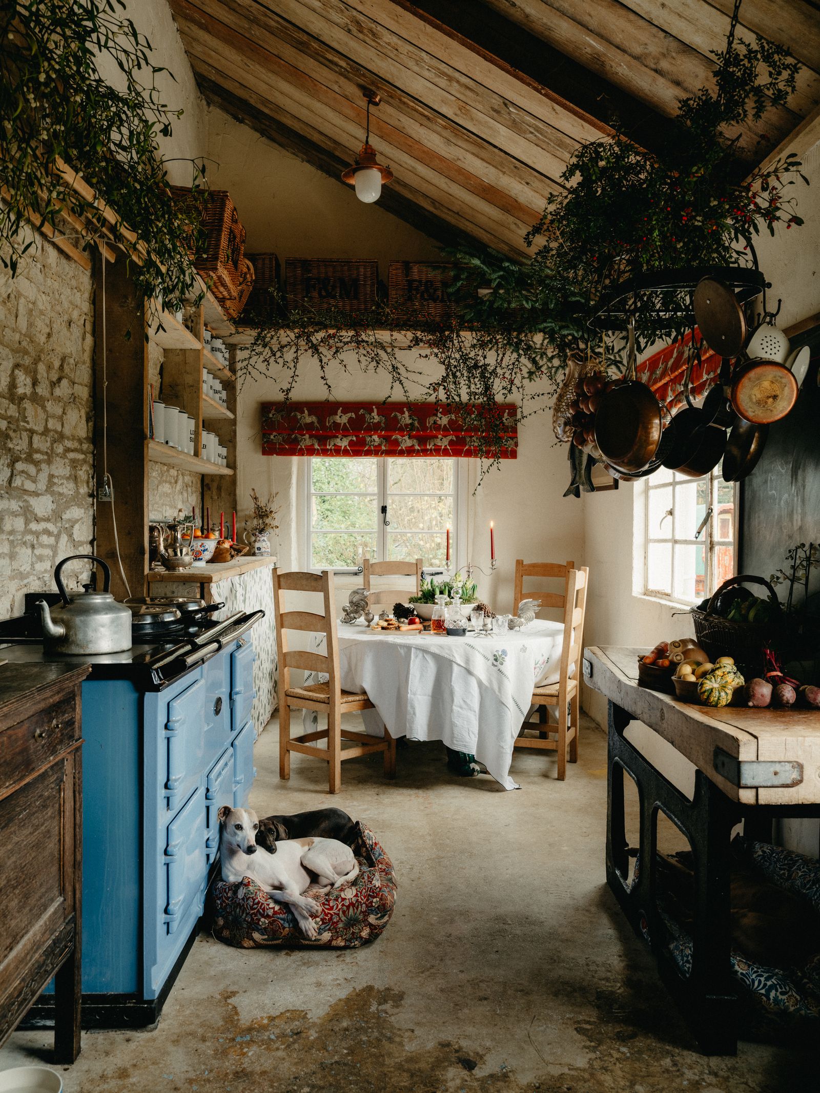 Image may contain Architecture Building Dining Room Dining Table Furniture Indoors Room Table Kitchen and Wood