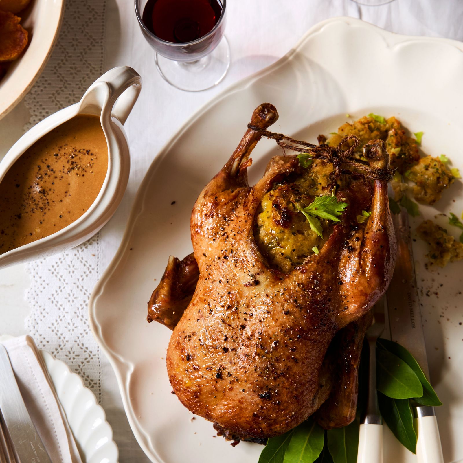 A recipe for roast duck that's perfect for an intimate Christmas dinner