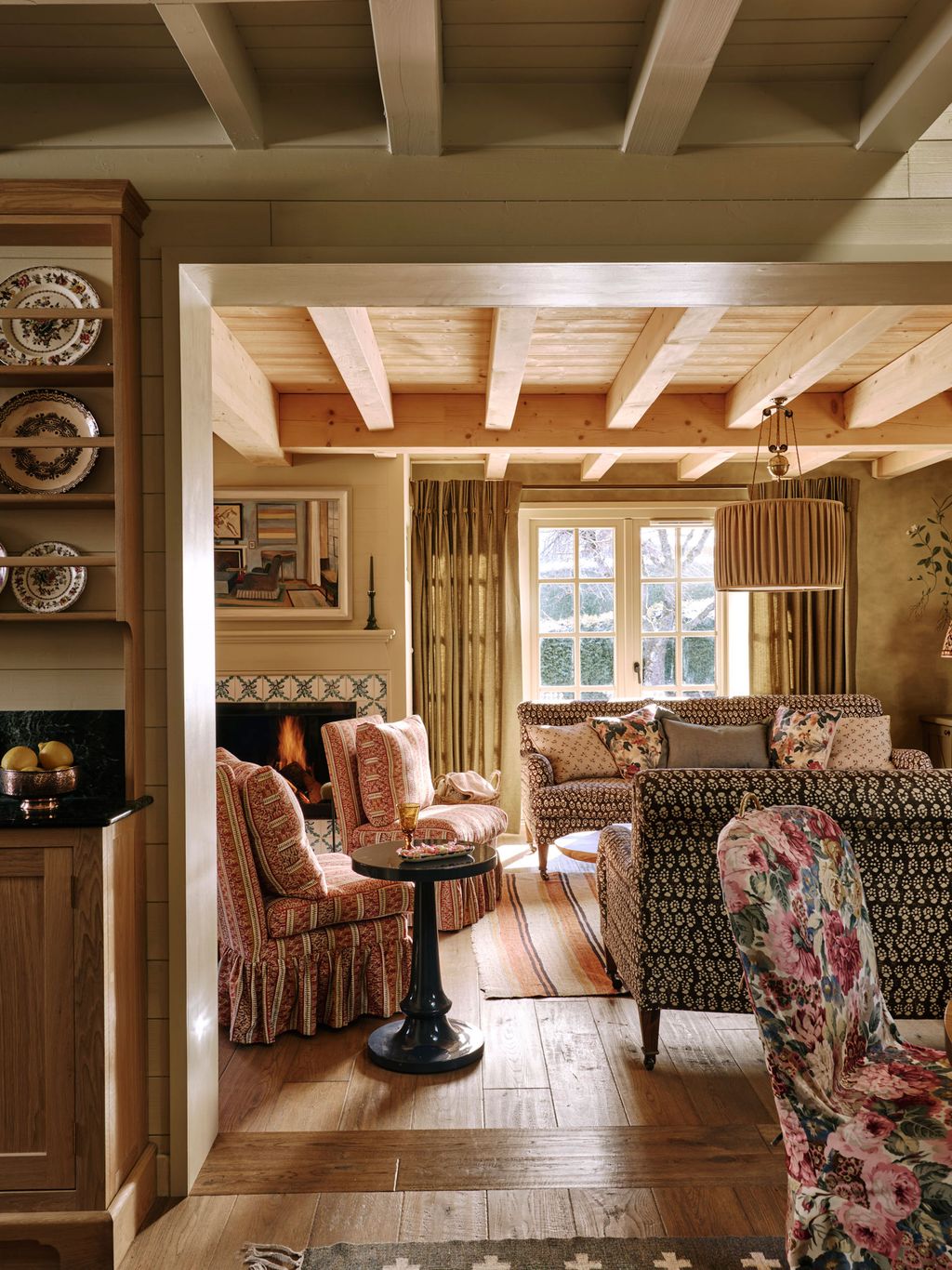 Image may contain Indoors Interior Design Home Decor Architecture Building Furniture Living Room Room and Couch