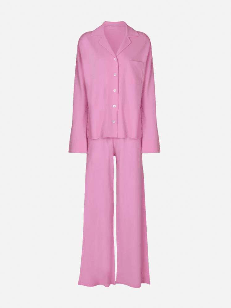 Image may contain: Clothing, Pajamas, and Skirt